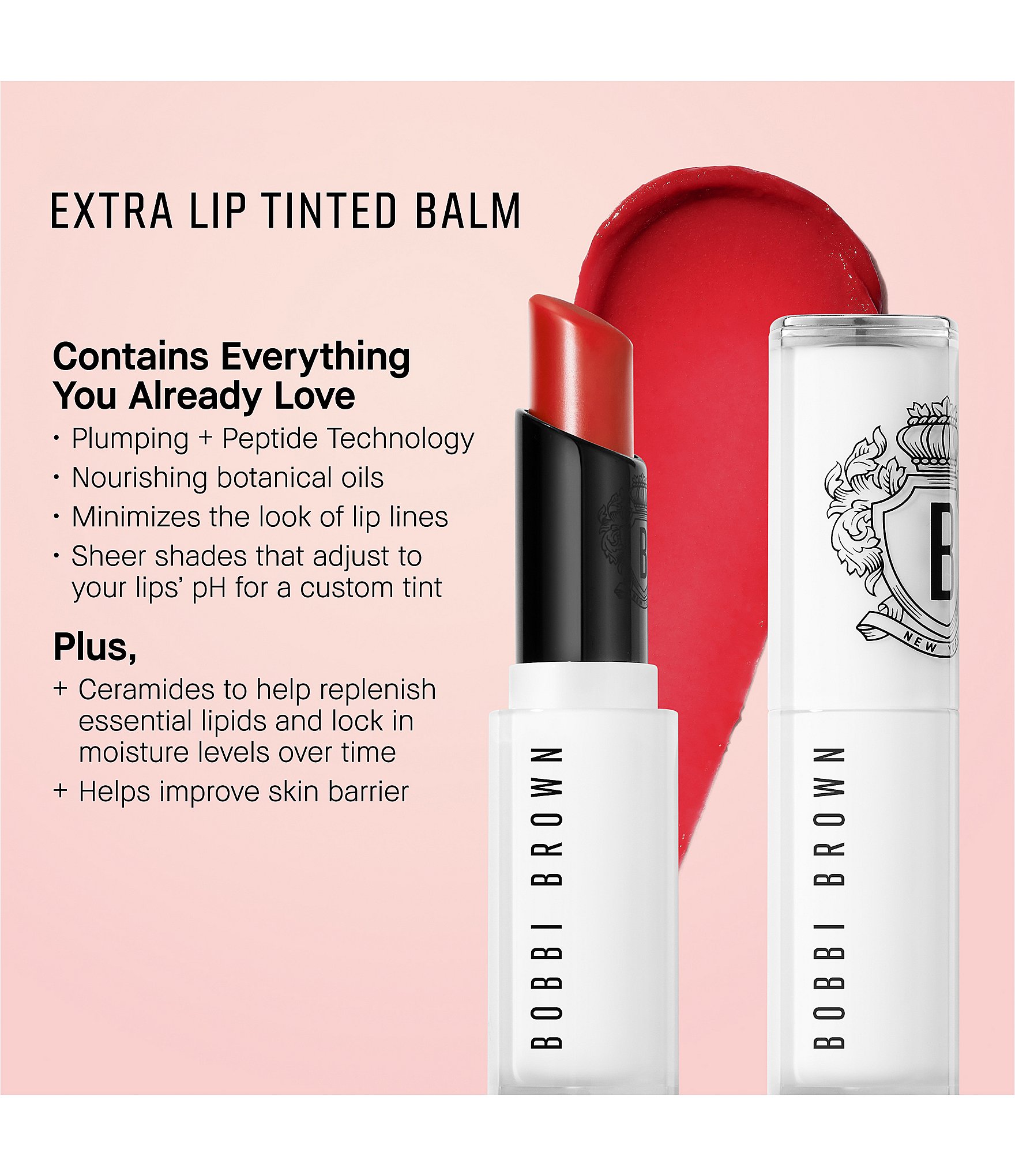 Bobbi Brown Extra Lip Tinted Balm with Plumping + Peptide Technology
