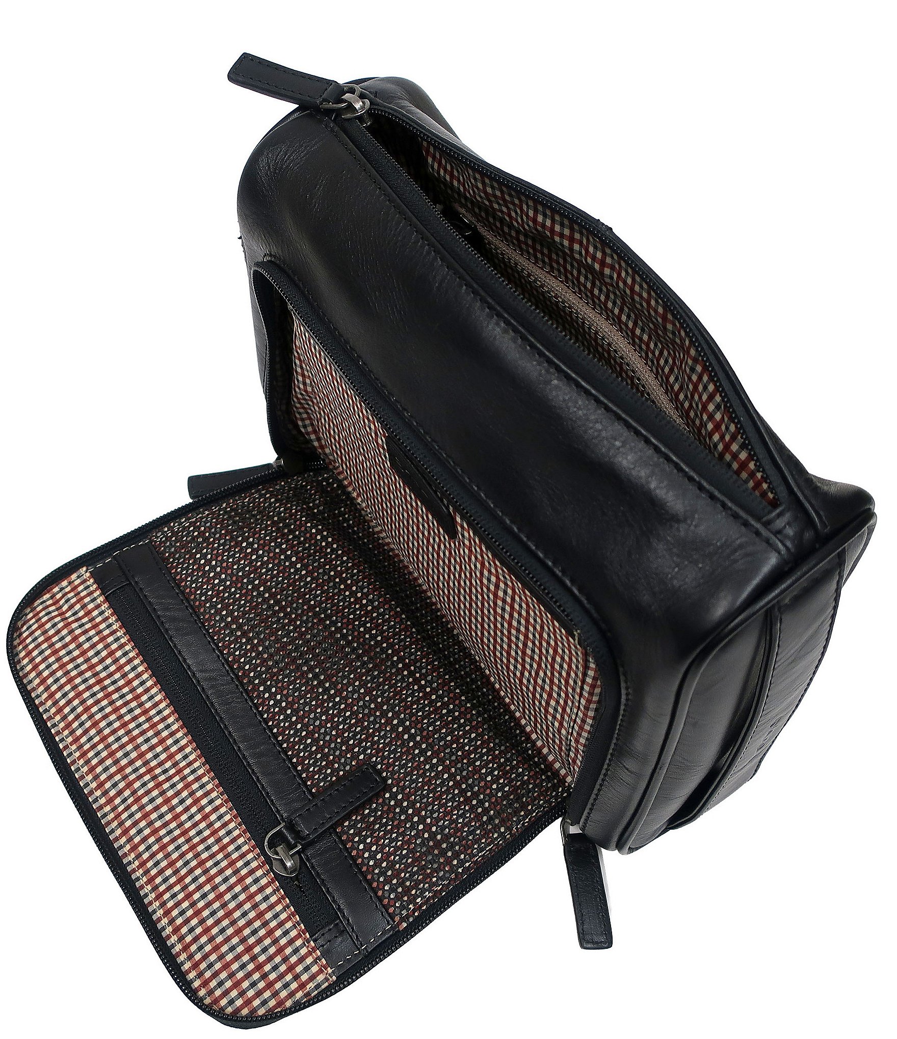 BOCONI Bryant Full Grain Leather Travel Kit
