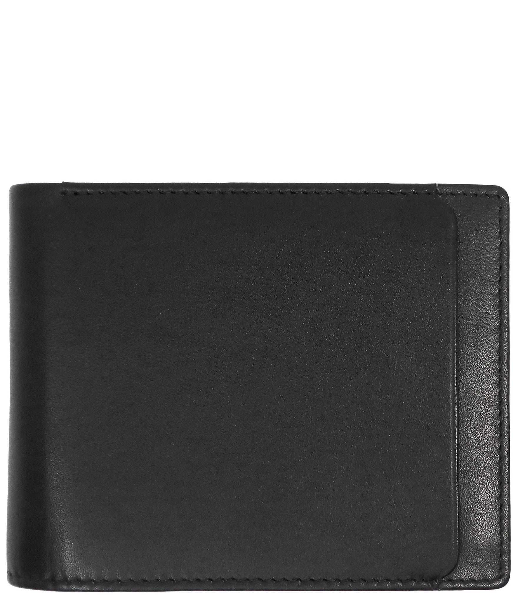 BOCONI James Men's Full Grain Nappa Leather Passcase Wallet