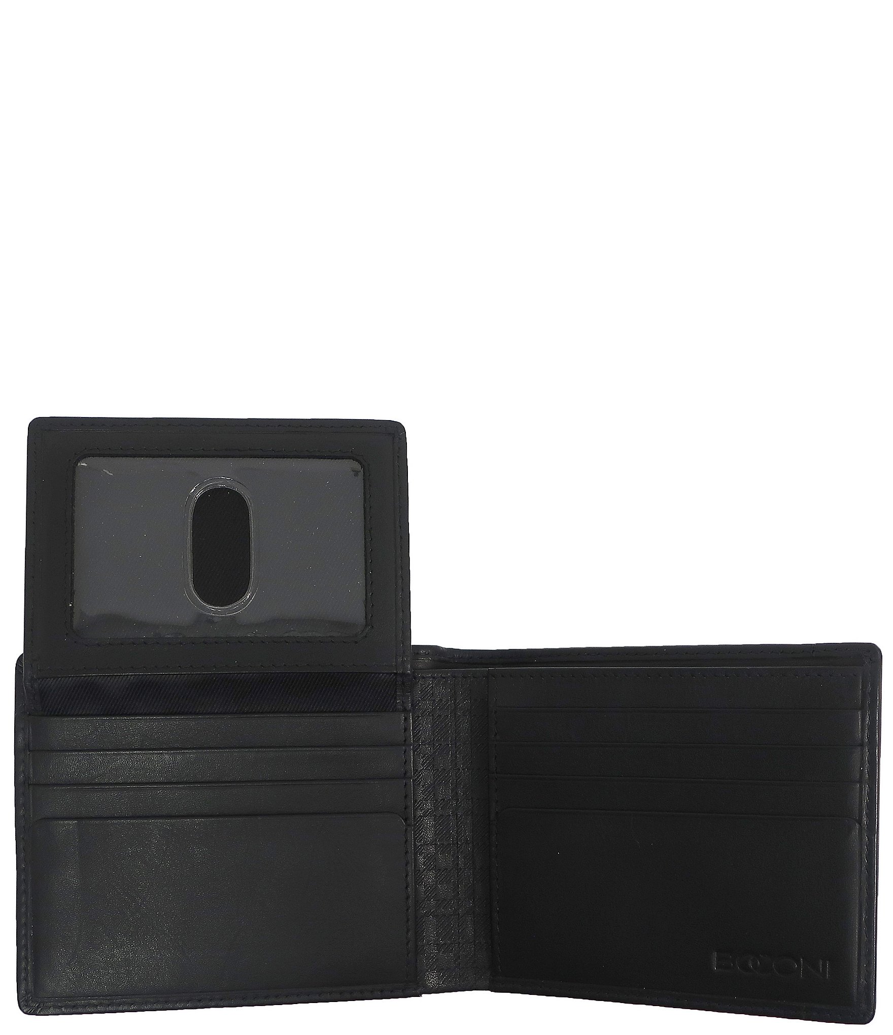 BOCONI James Men's Full Grain Nappa Leather Passcase Wallet