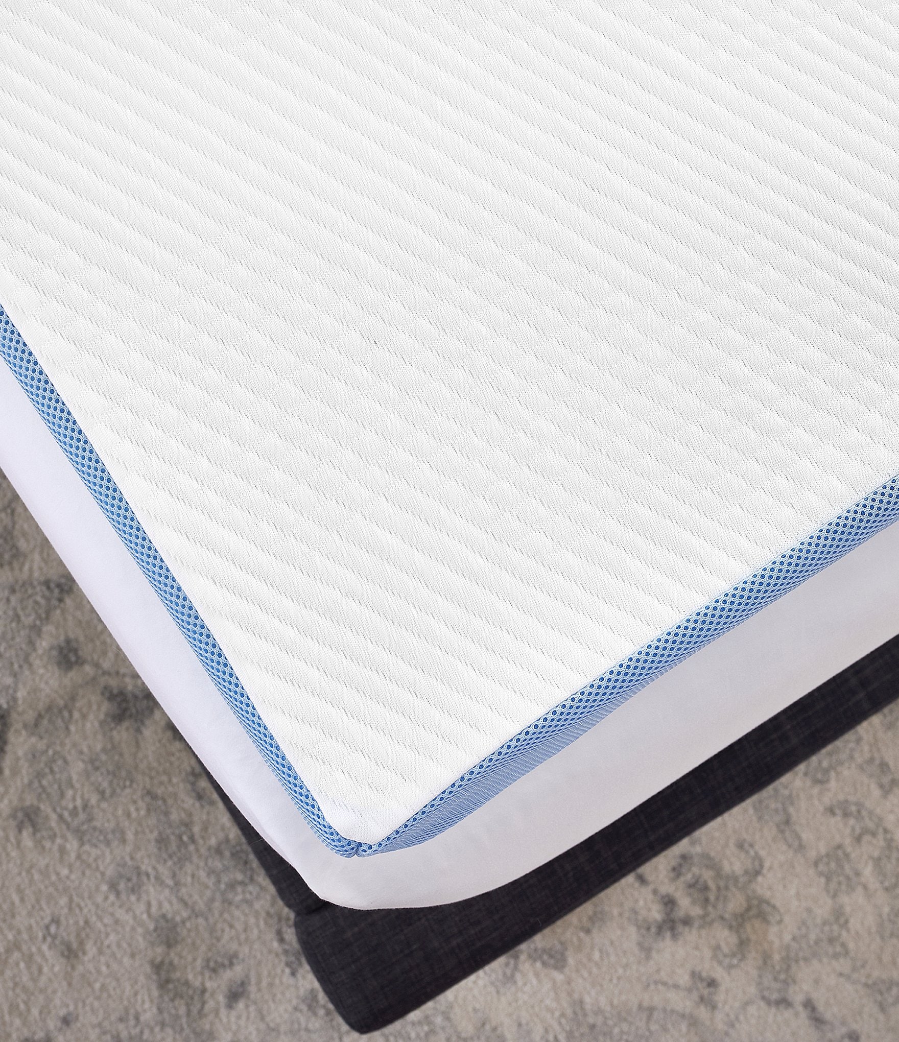 BodiPEDIC 4-Inch Cooling Gel-Infused Memory Foam Mattress Bed Topper