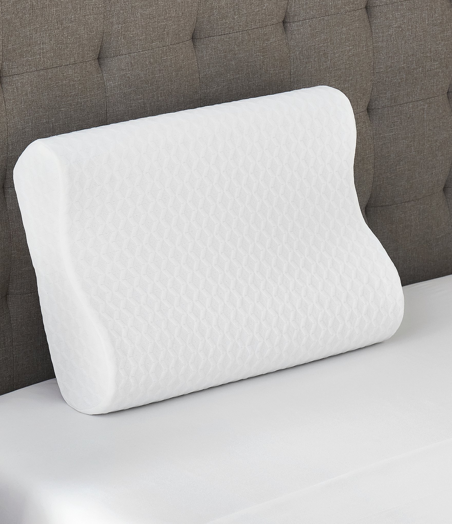 BodiPEDIC Gel Support Contour Memory Foam Bed Standard Pillow | Dillard's