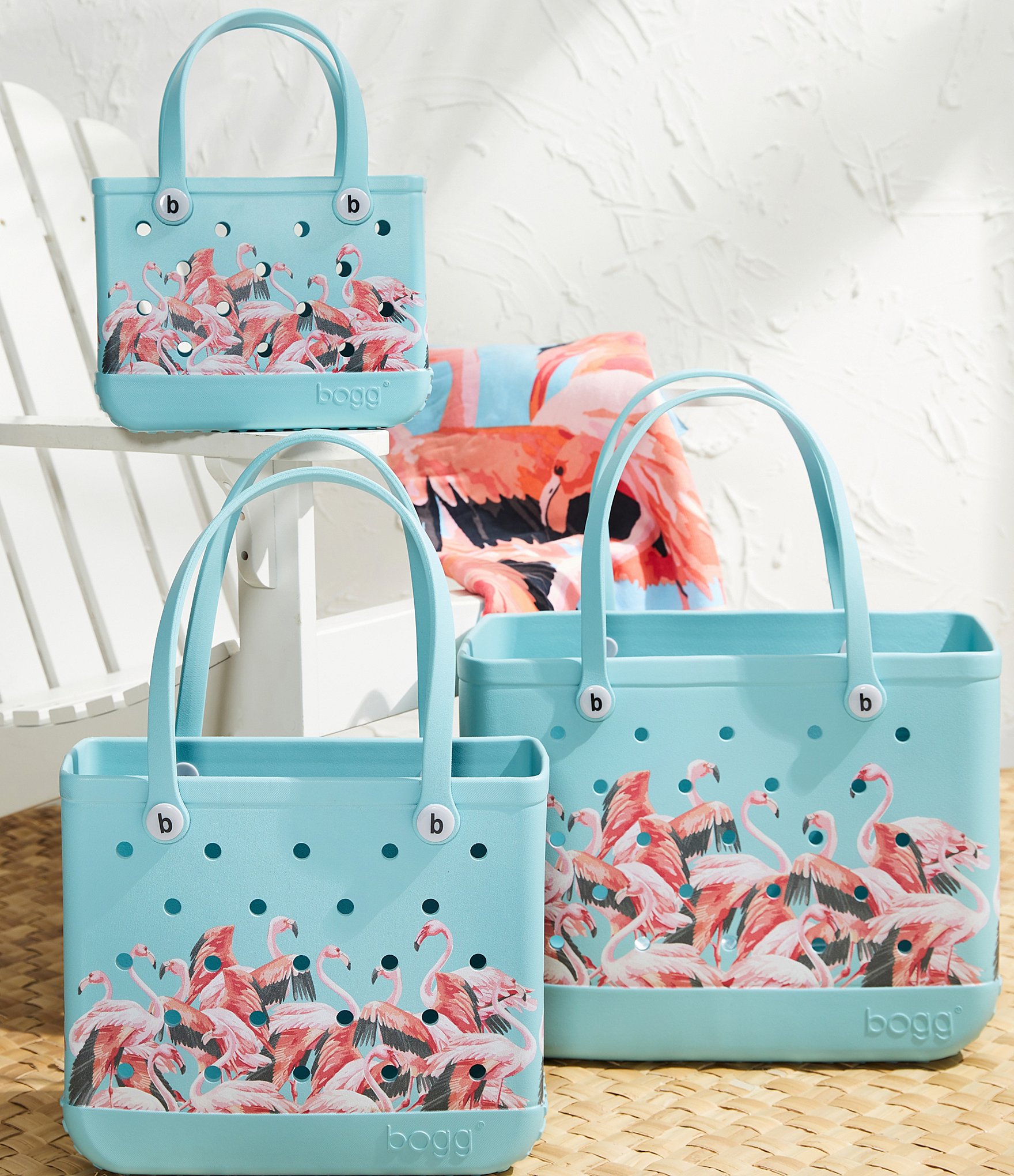 Bogg Bag x Southern Living Flamingo Baby Bogg Bag