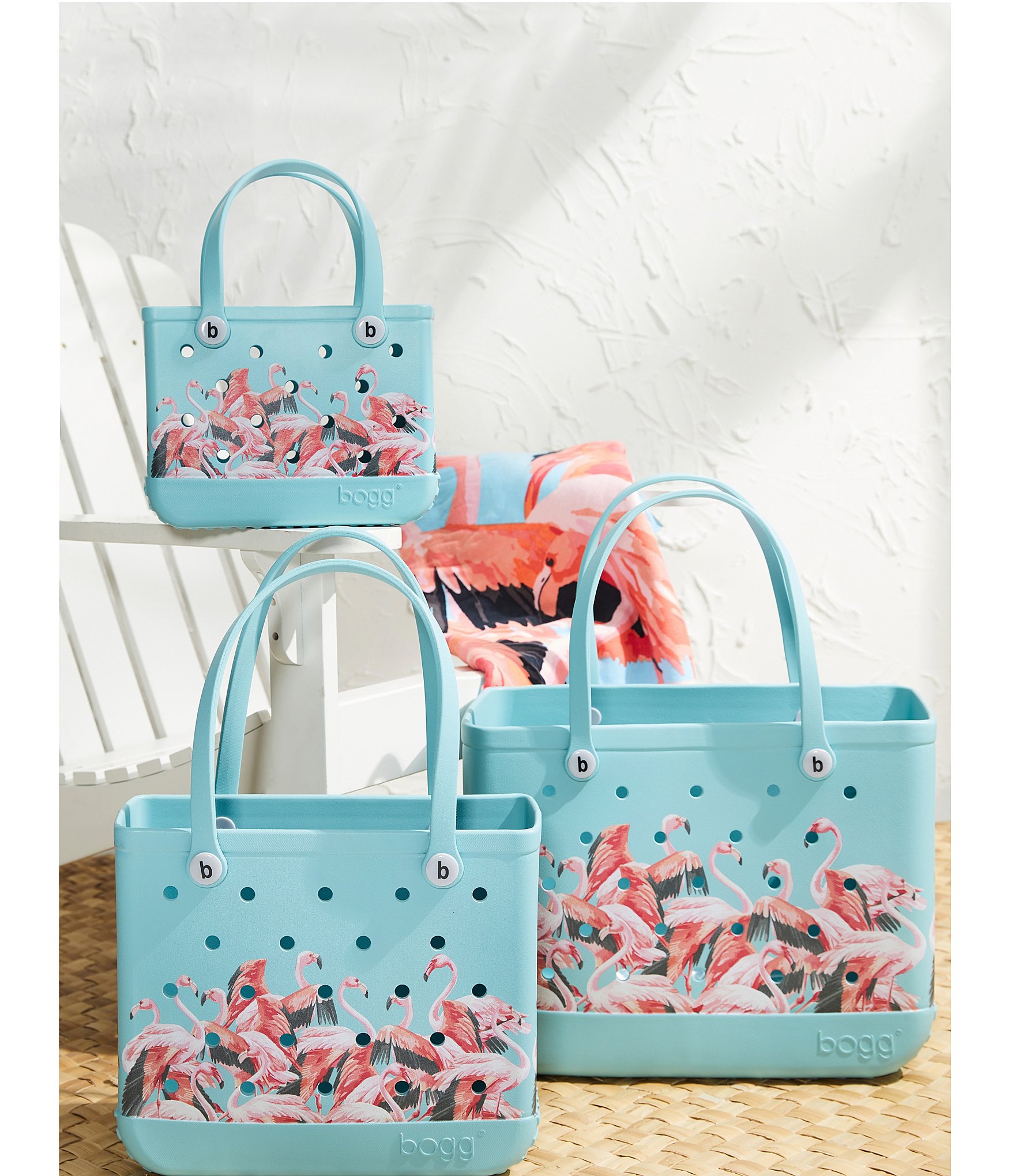 Bogg Bag x Southern Living Flamingo Original Bogg Bag