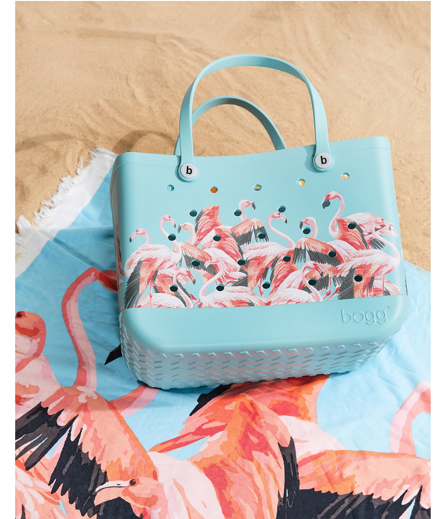 Bogg Bag x Southern Living Flamingo Original Bogg Bag