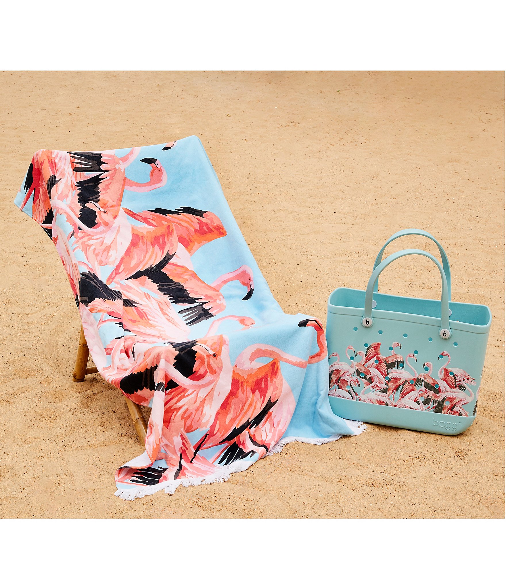 Bogg Bag x Southern Living Flamingo Original Bogg Bag