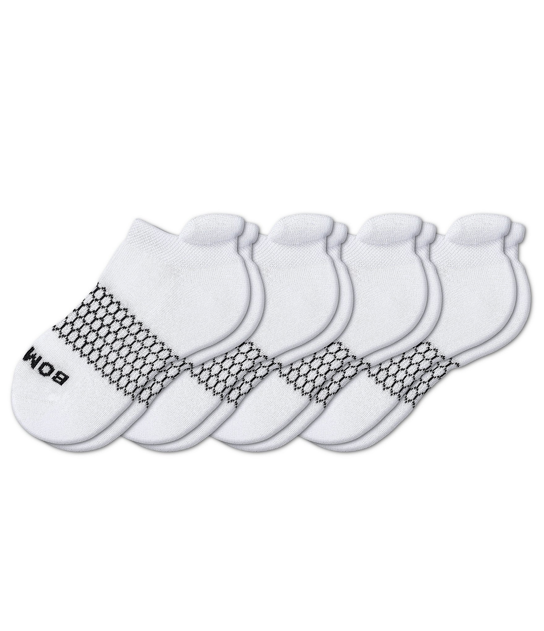 Bombas Big Kids Youth Solid Ankle 4Pack Socks Dillard's