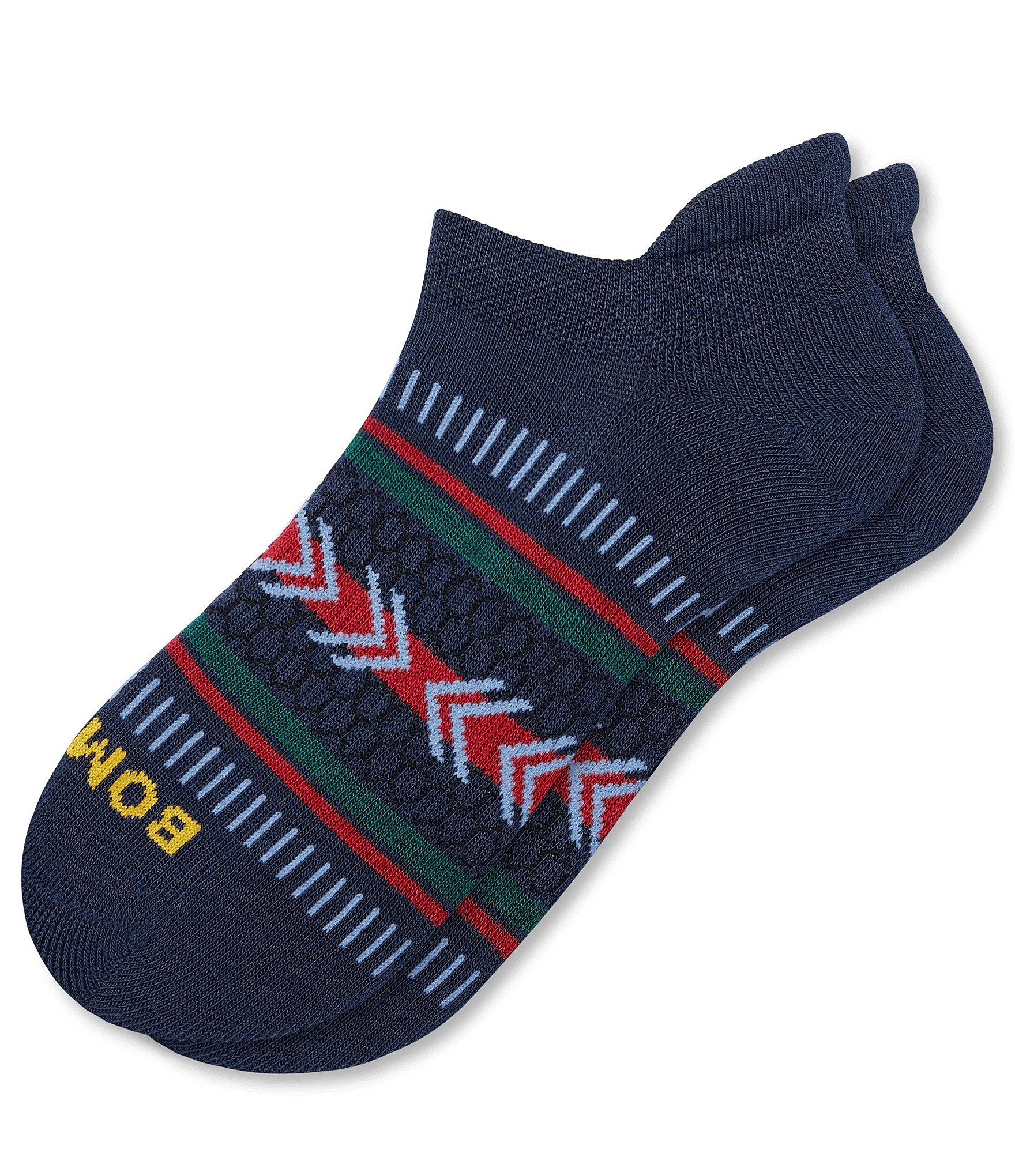 Bombas Ticking Stripe Fairisle Ankle Blister Tab Socks | Dillard's