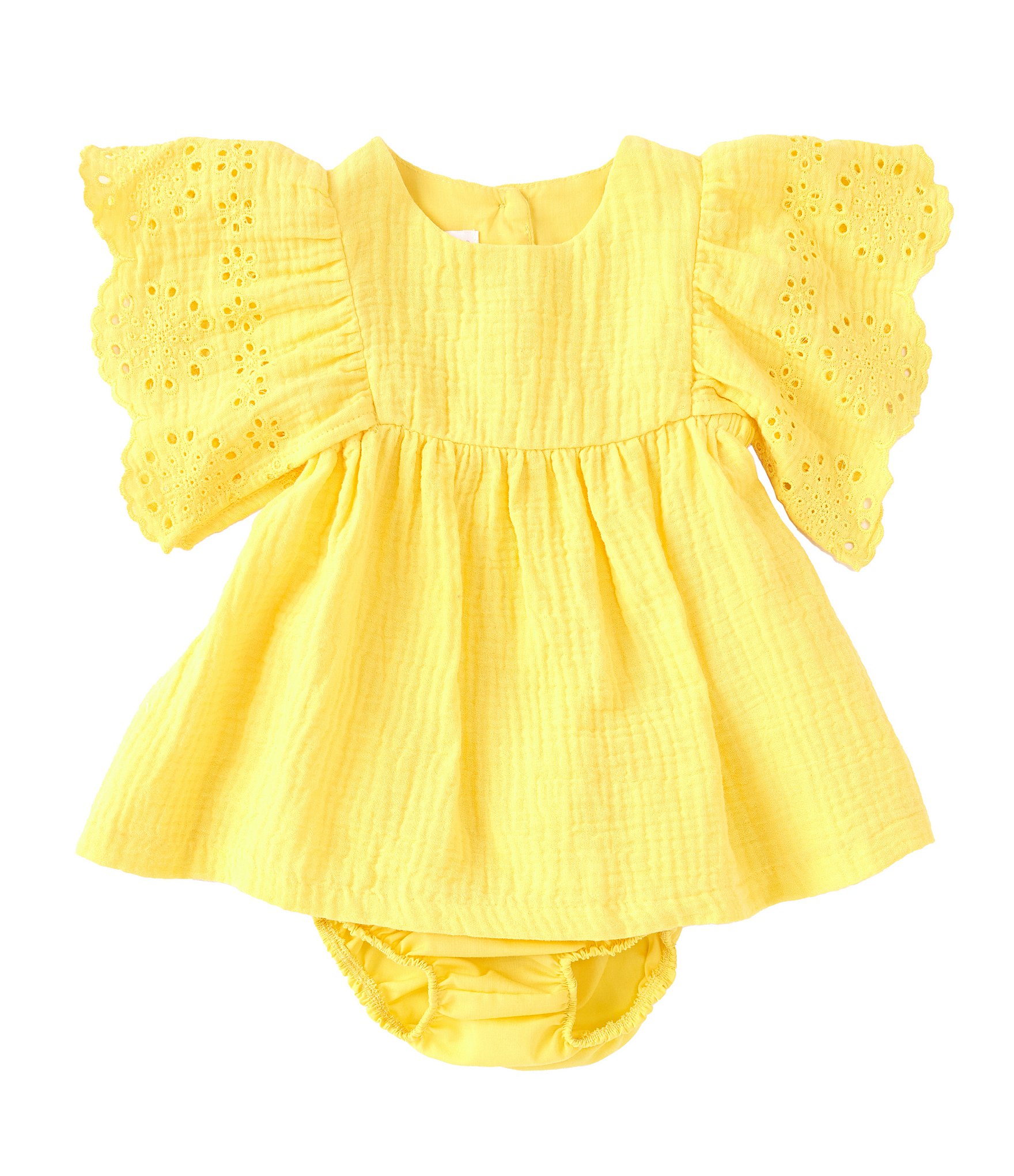Lemon Yellow Summer Dress for Baby Girls – Lullaby Lane Baby Shop