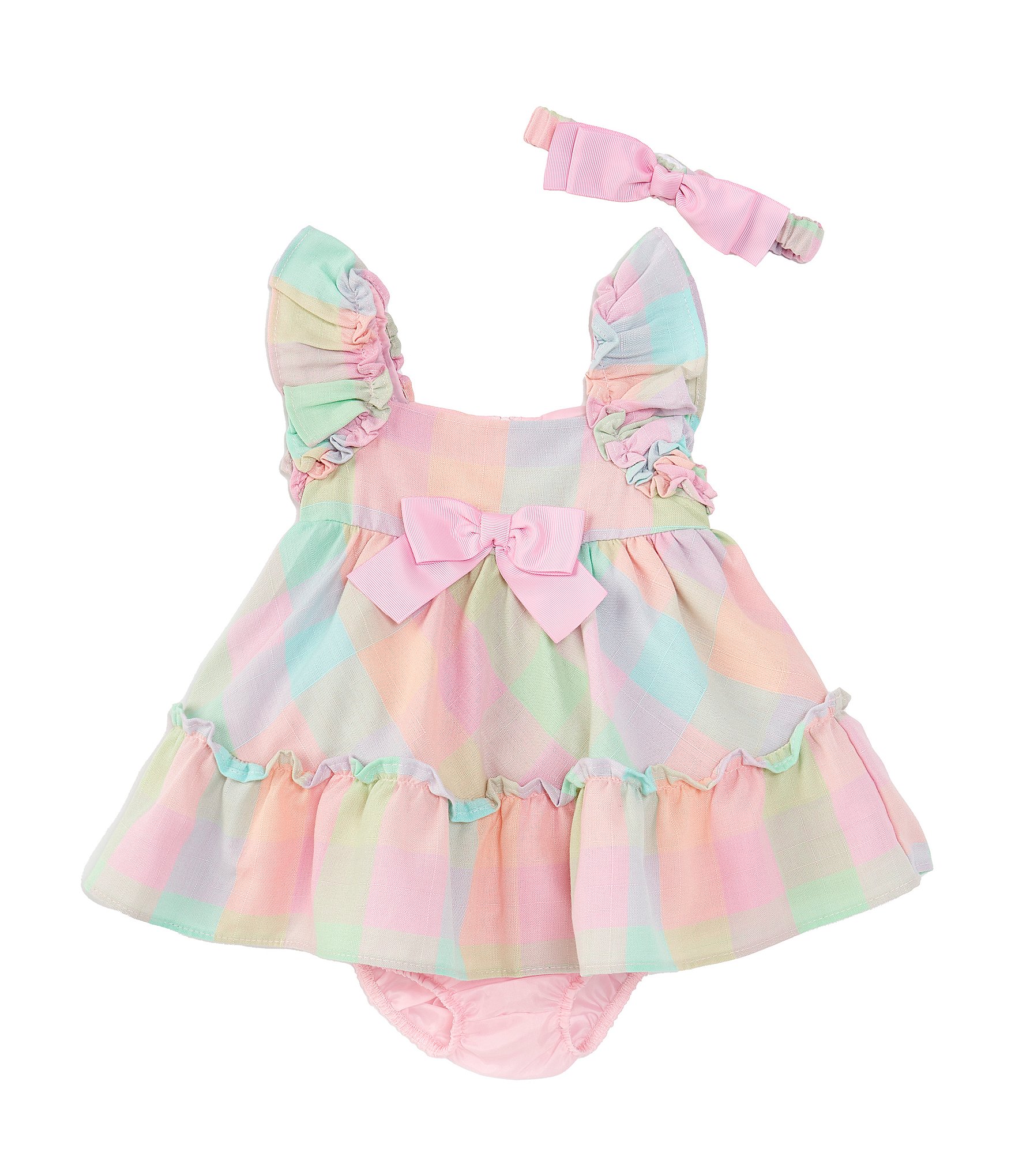 Cute and Fancy Toddler Girls Ruffle Underwear Accented with Bow