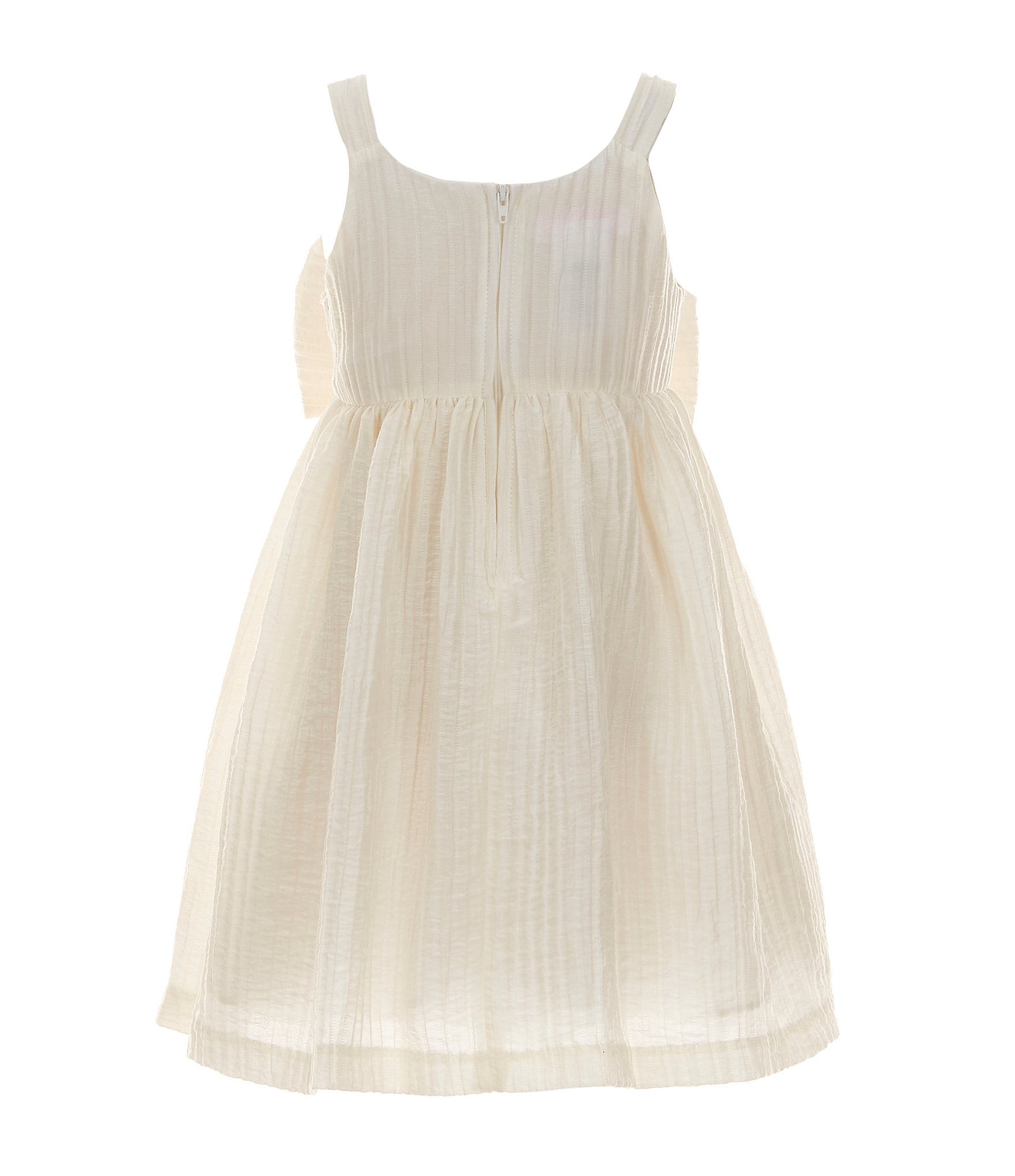 Bonnie Jean Little Girls 2T-6X Bow-Front Pleated Party Dress