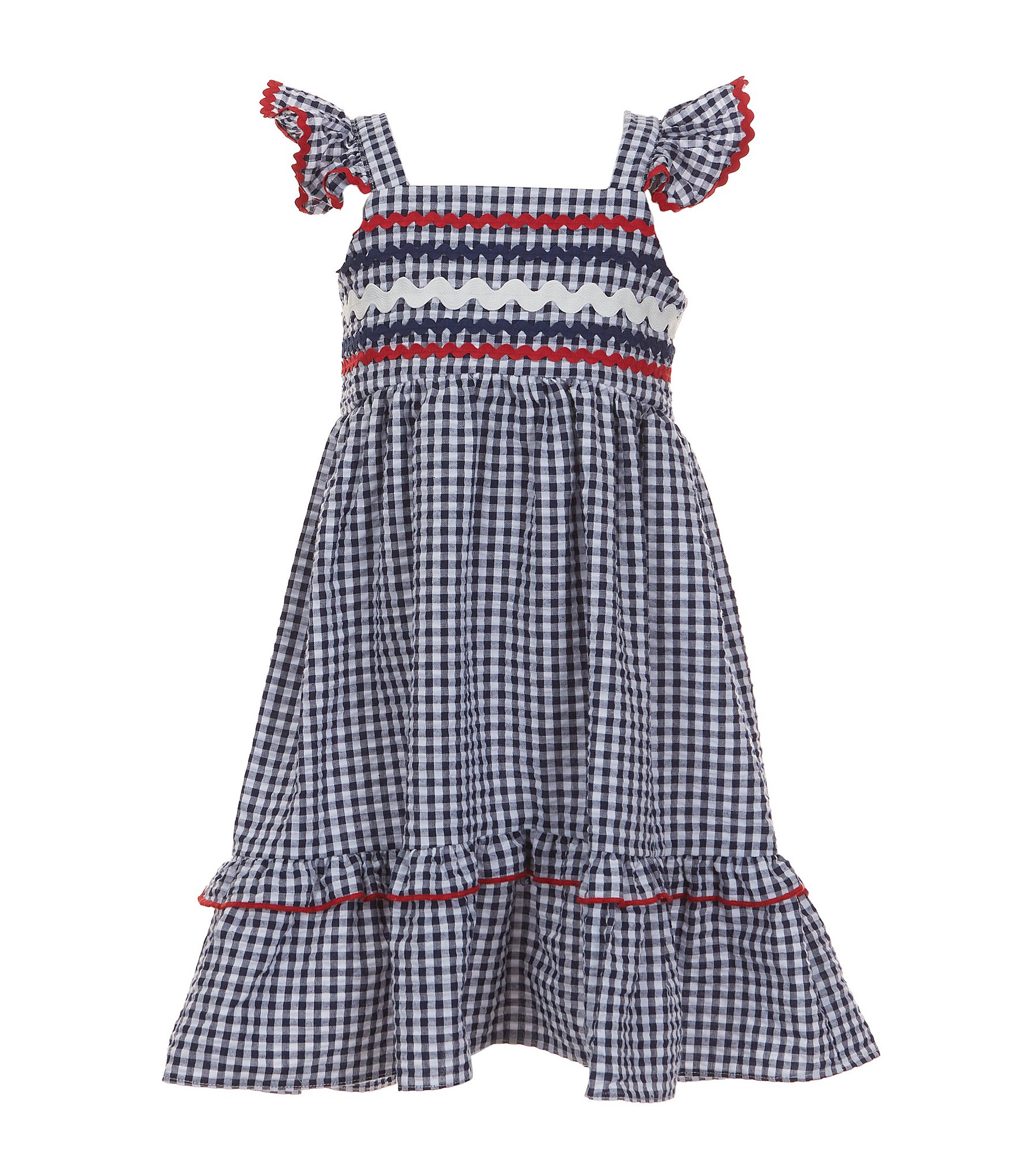 Bonnie Jean Little Girls 2T-6X Seersucker Gingham Multi