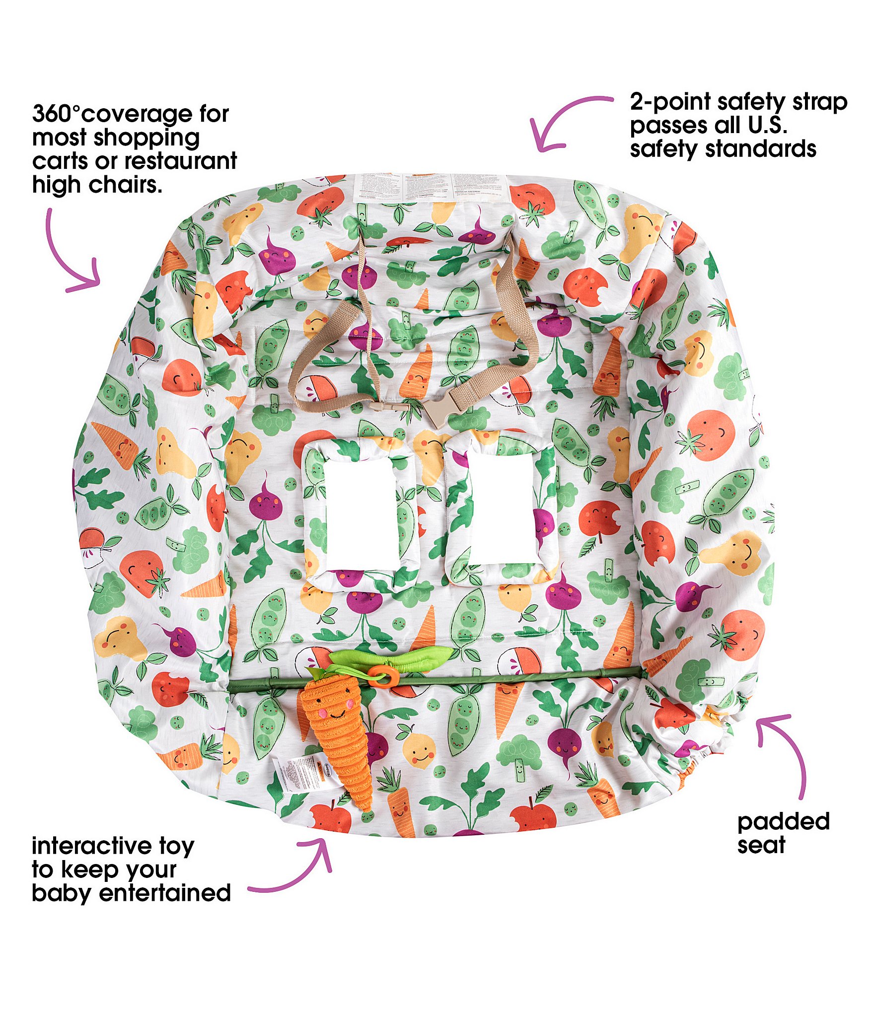 Boppy Shopping Cart Cover - Farmers Market