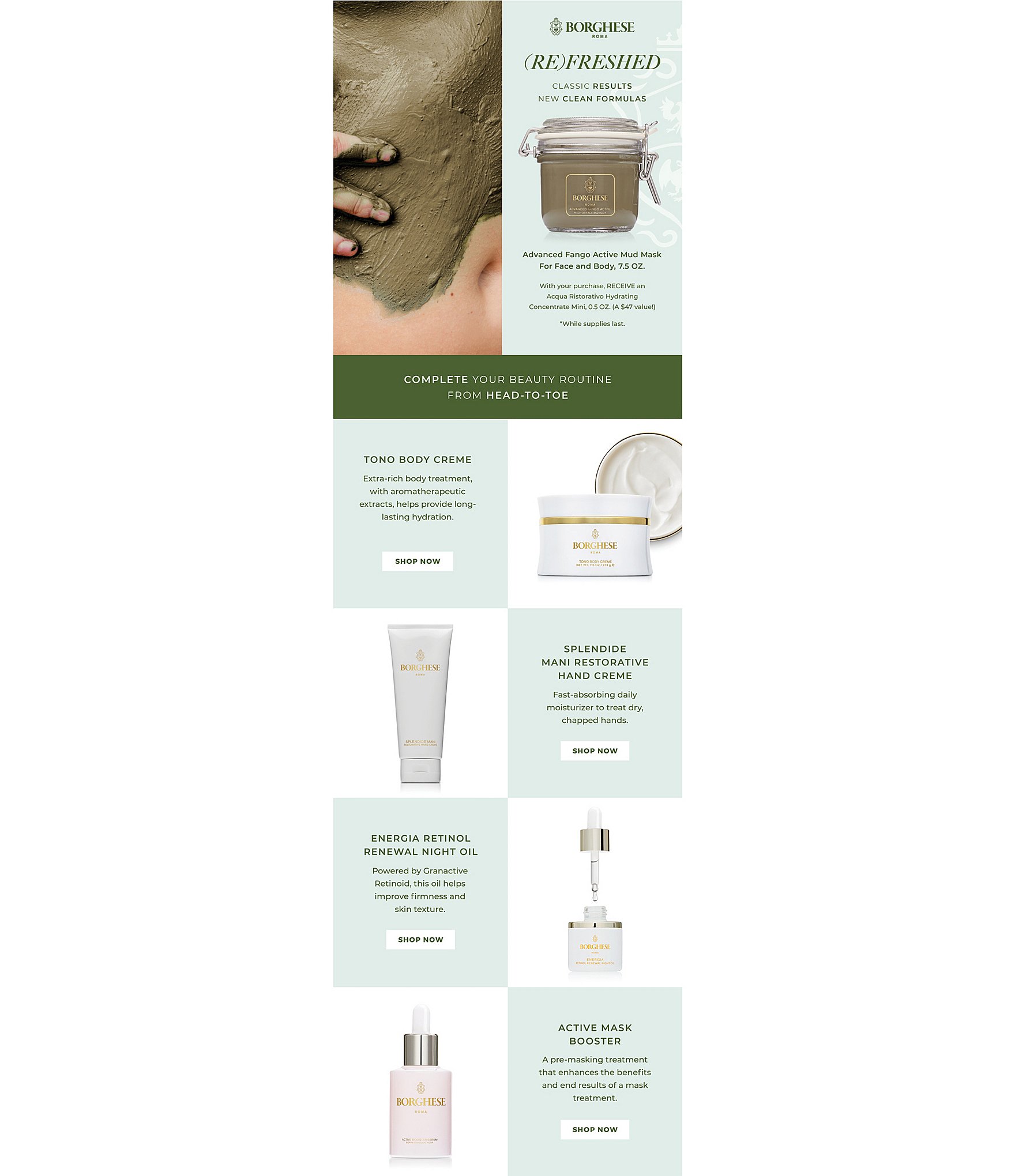 Borghese Advanced Fango Active Purifying Mud Mask