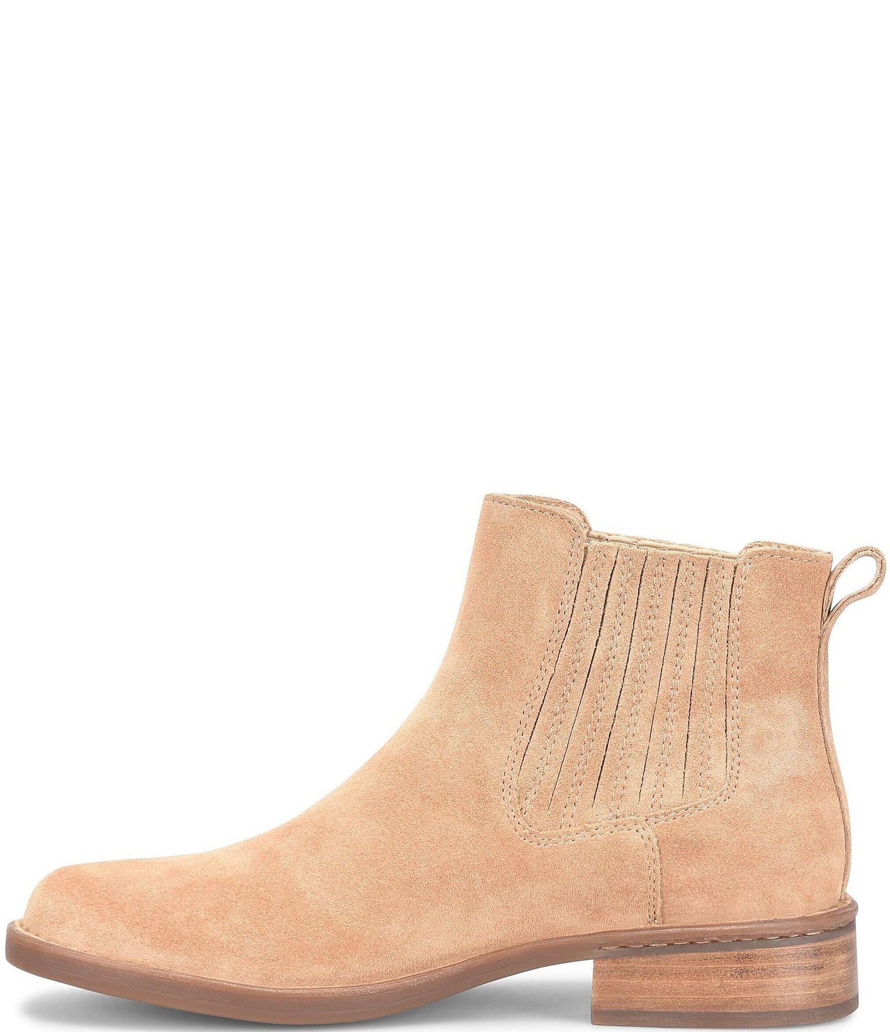 Born Cici Suede Chelsea Ankle Booties