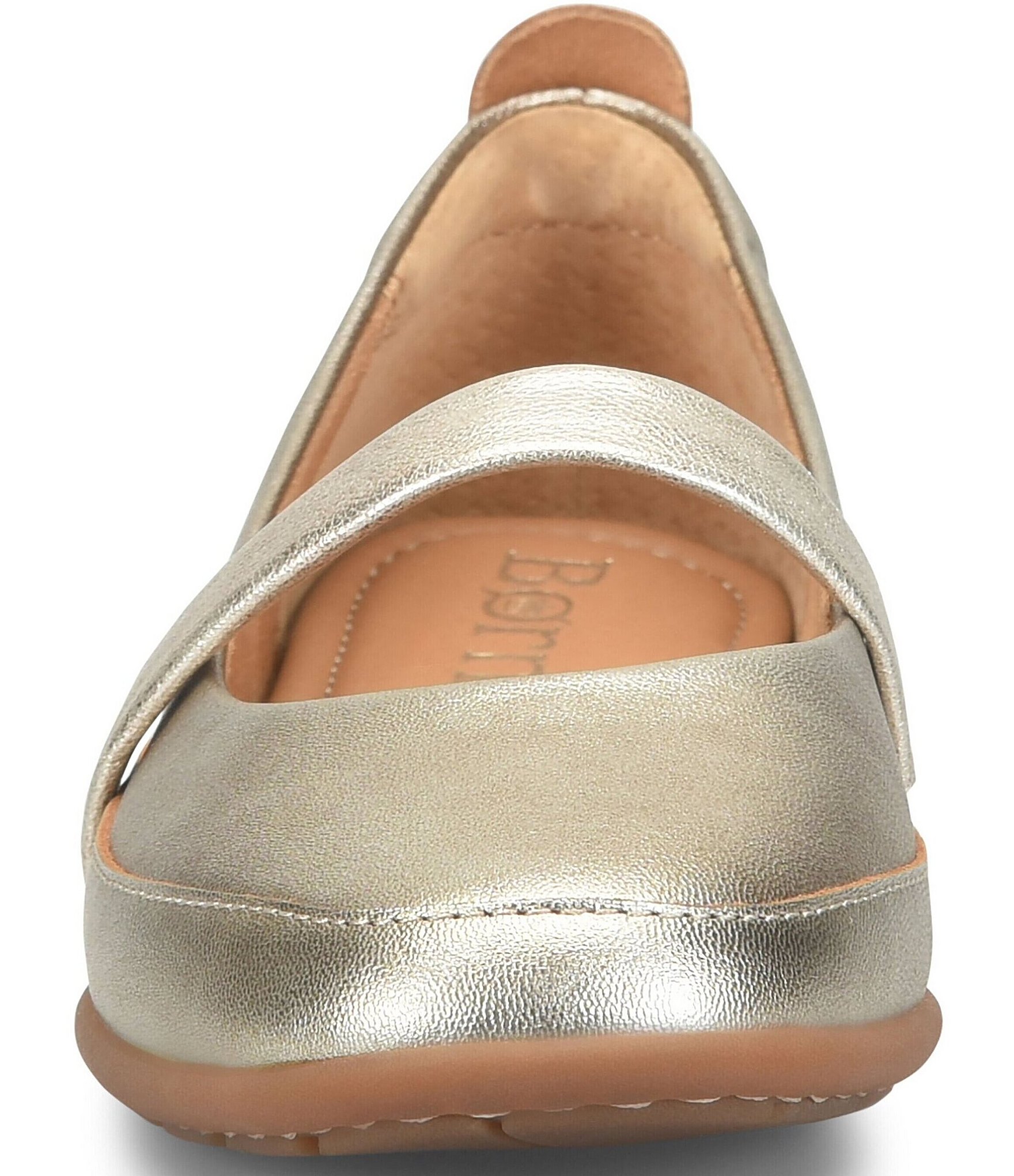 Born Fianna Leather Mary Jane Slip On Flats