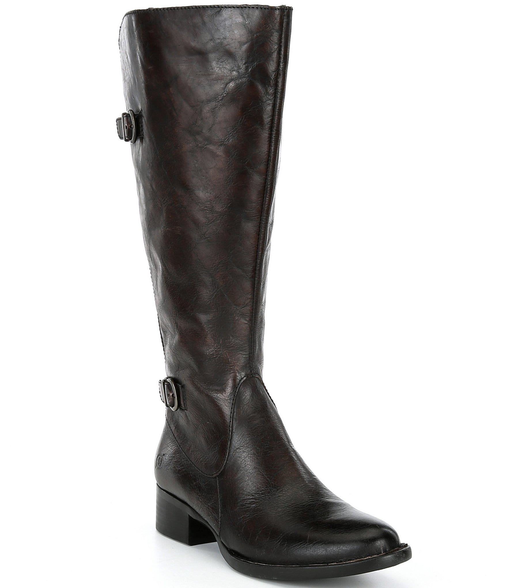 Born Gibb Leather Tall Riding Boots | Dillard's