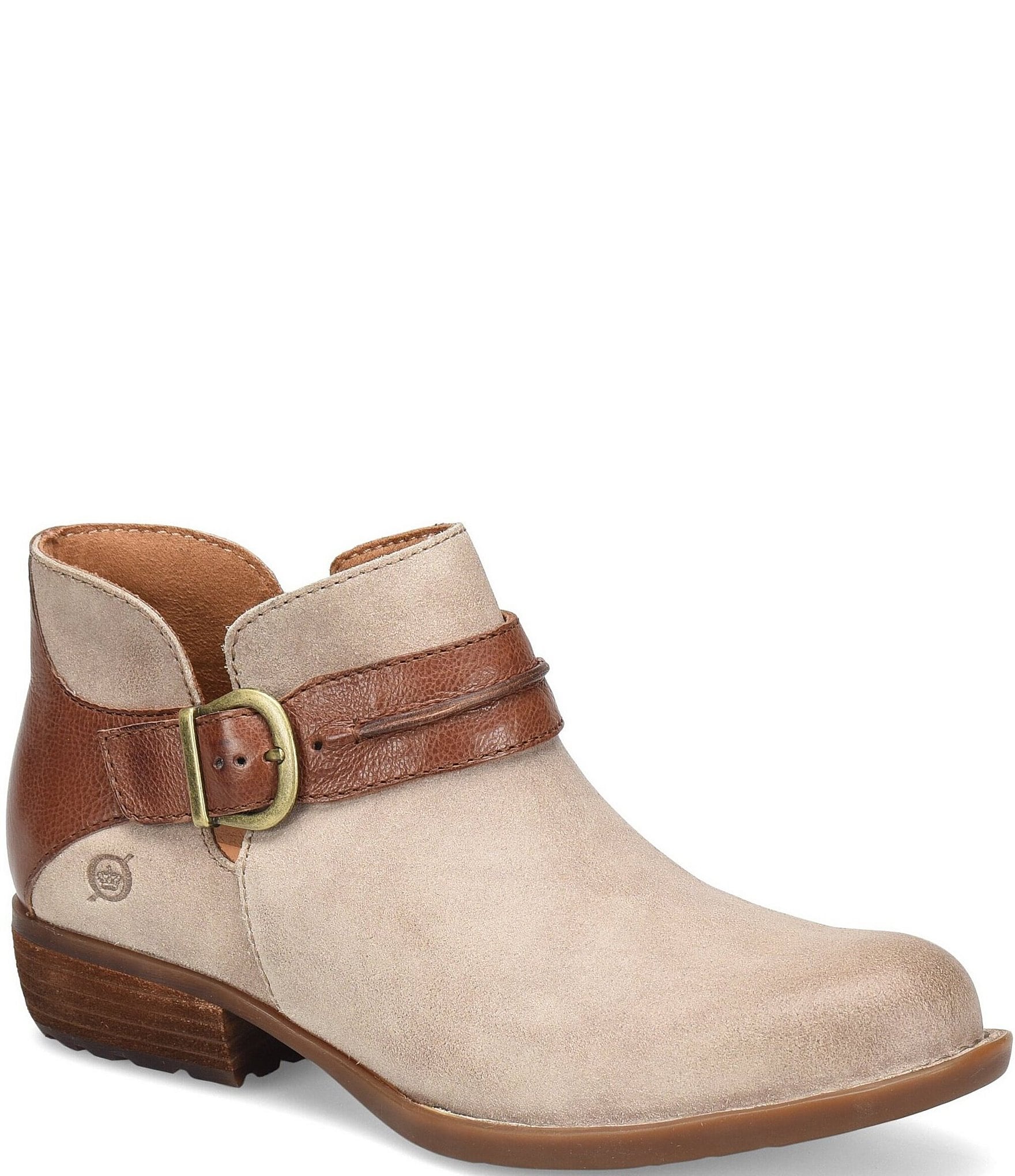 Born jorgette leather buckle hotsell strap bootie