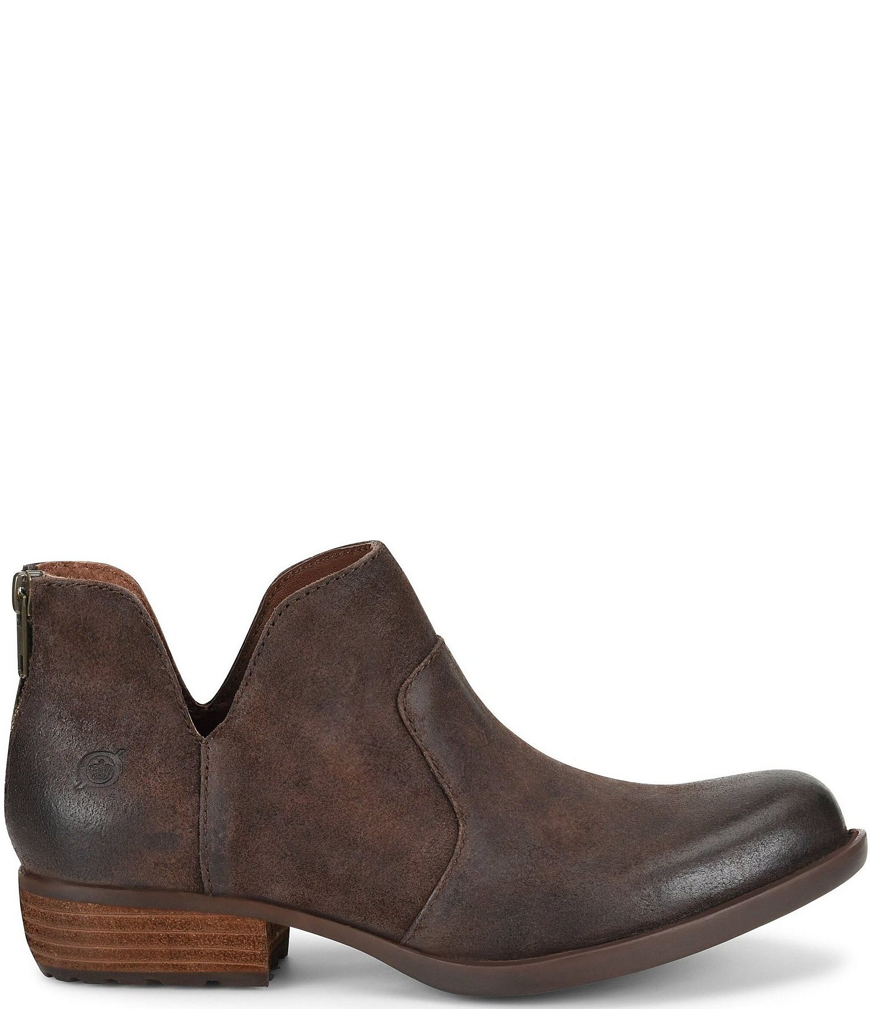Born Kerri Distressed Suede Booties