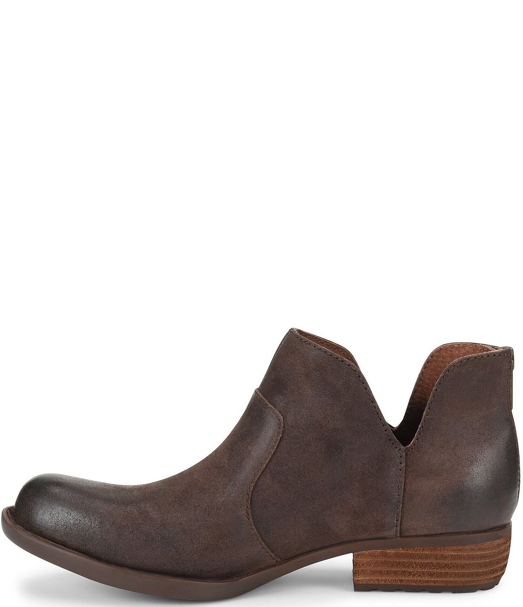 Born Kerri Distressed Suede Booties