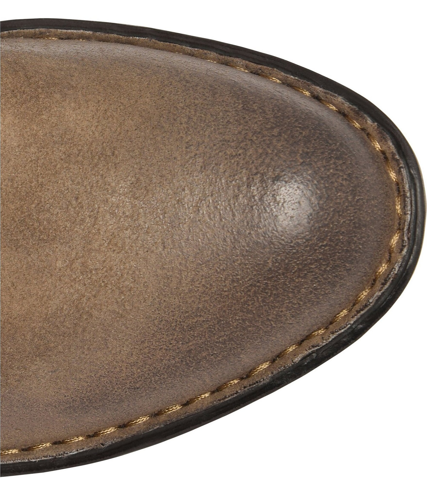 Born Kinney Burnished Suede Combo Snake Embossed Accent Ankle Booties
