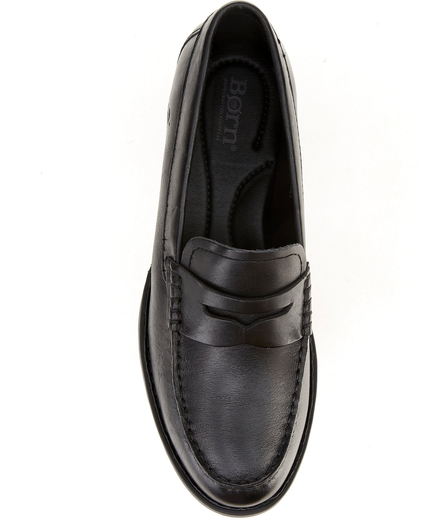 Born Macie Leather Penny Loafers