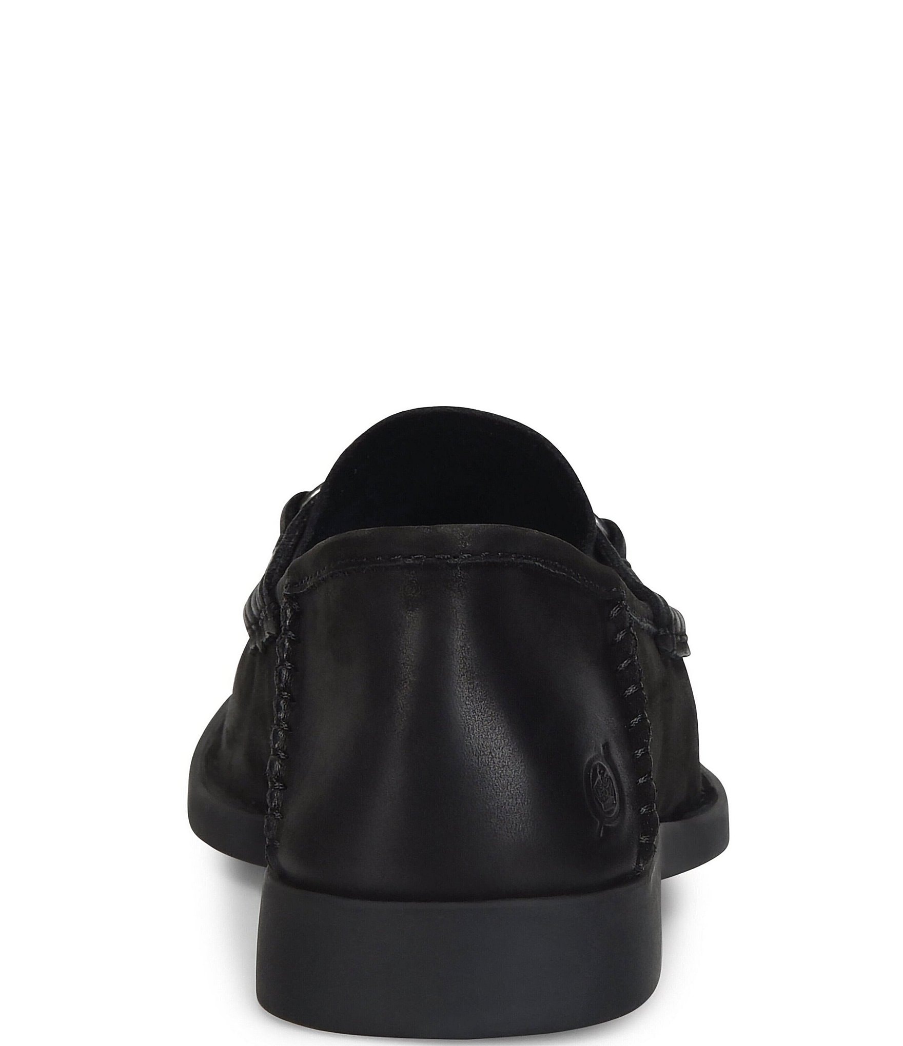 Born Margo Nubuck Bit Buckle Loafers