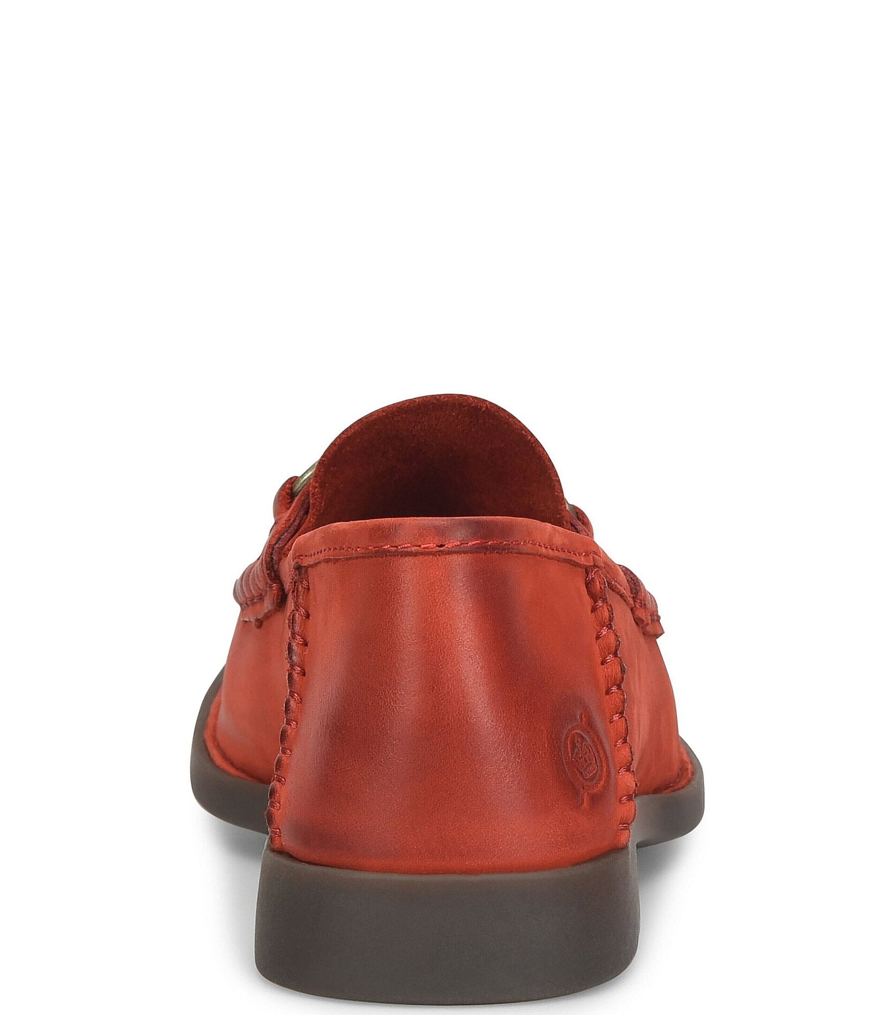 Born Margo Nubuck Bit Buckle Loafers