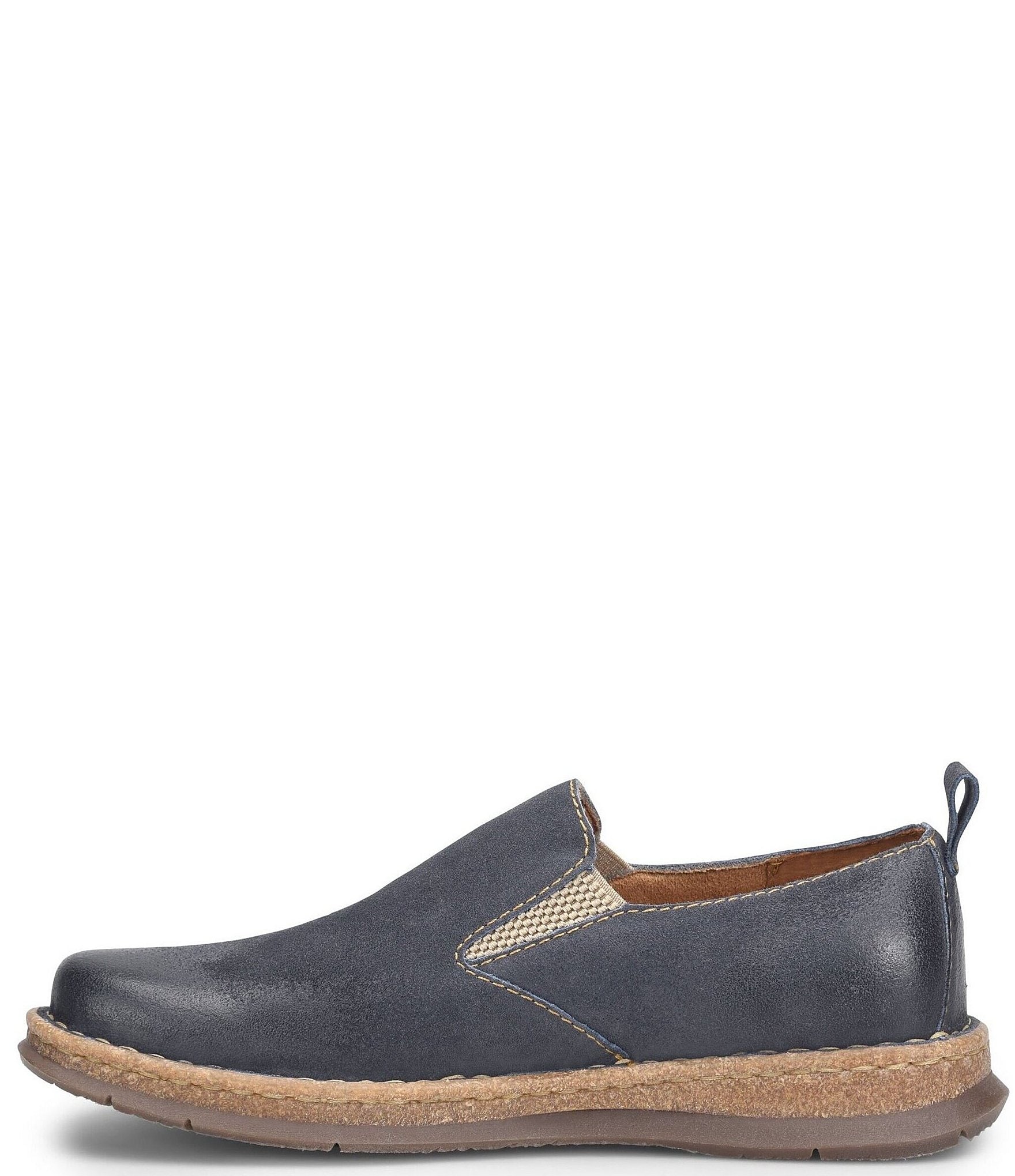 Born Men's Bryson Distressed Leather Slip-Ons