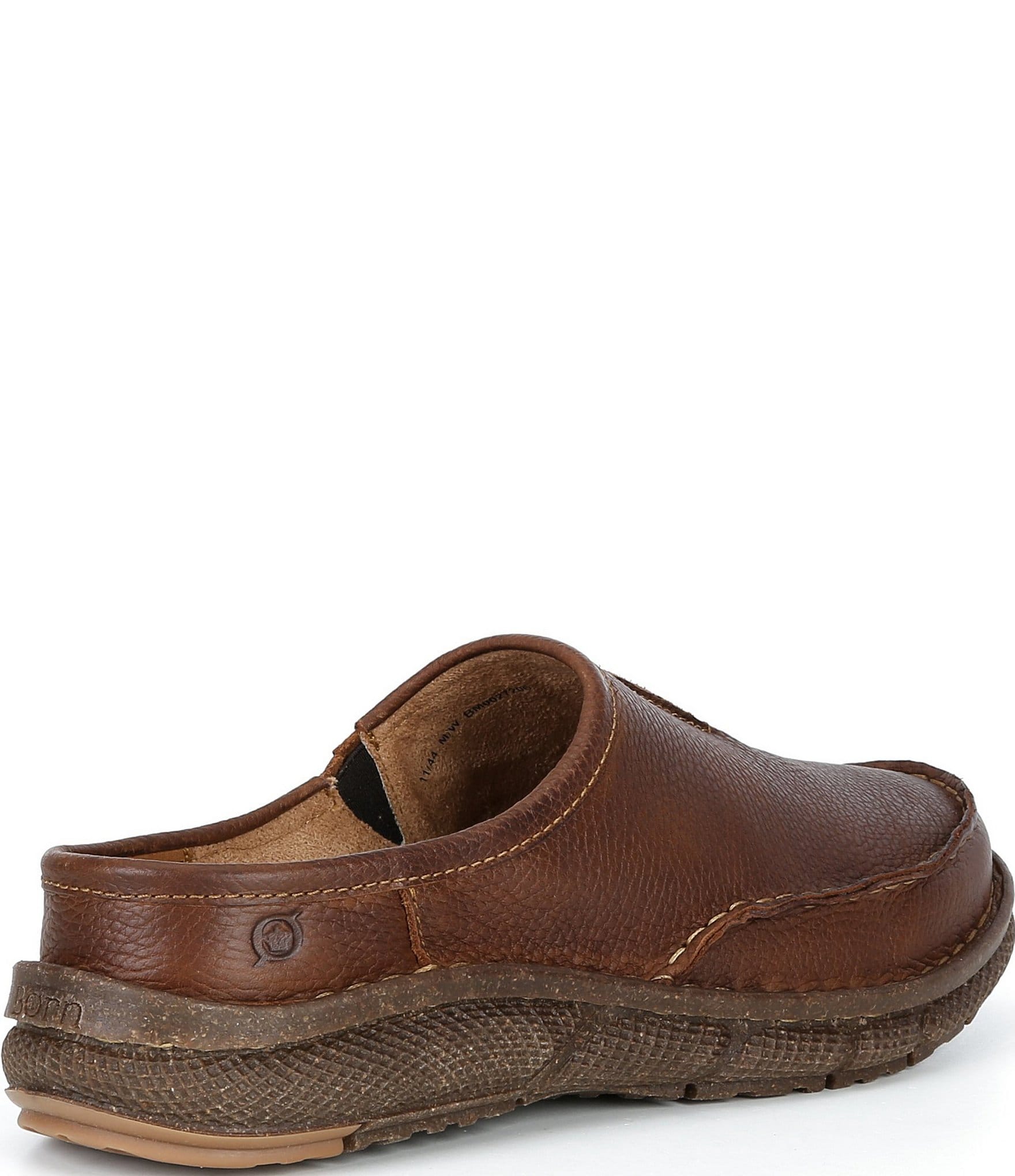 Born Men's Heath Leather Clogs