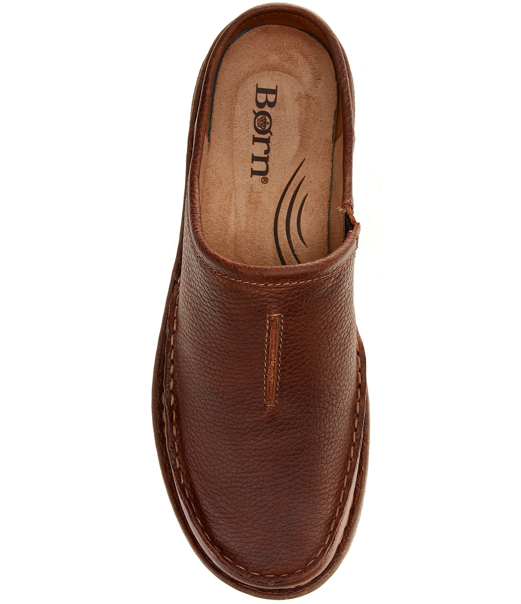 Born Men's Heath Leather Clogs