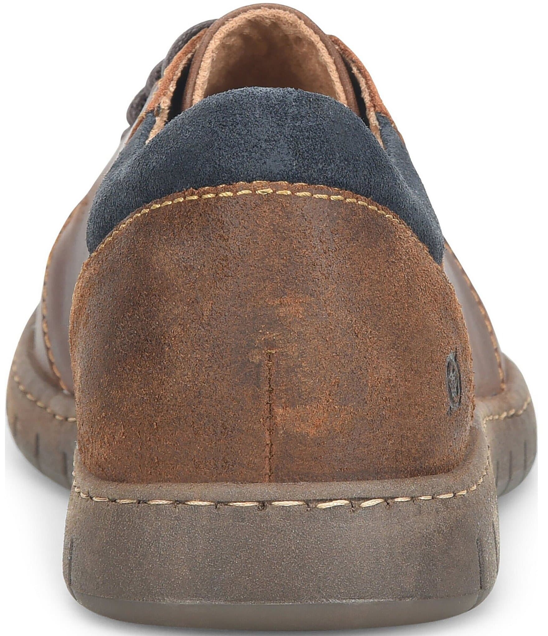 Born Men's Lance Leather and Distressed Suede Oxfords