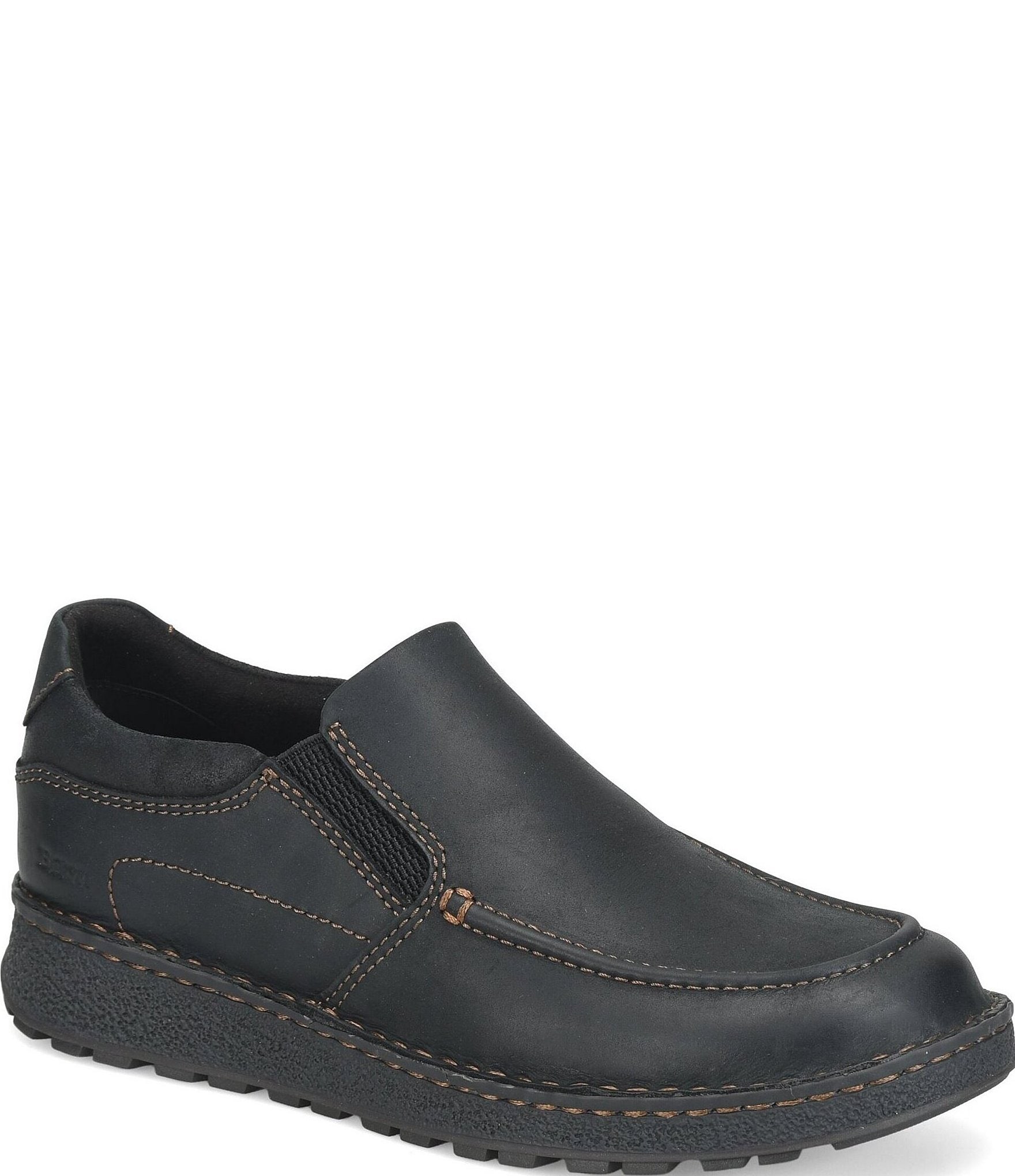 Born Men's Reagan Waterproof Leather Slip-Ons