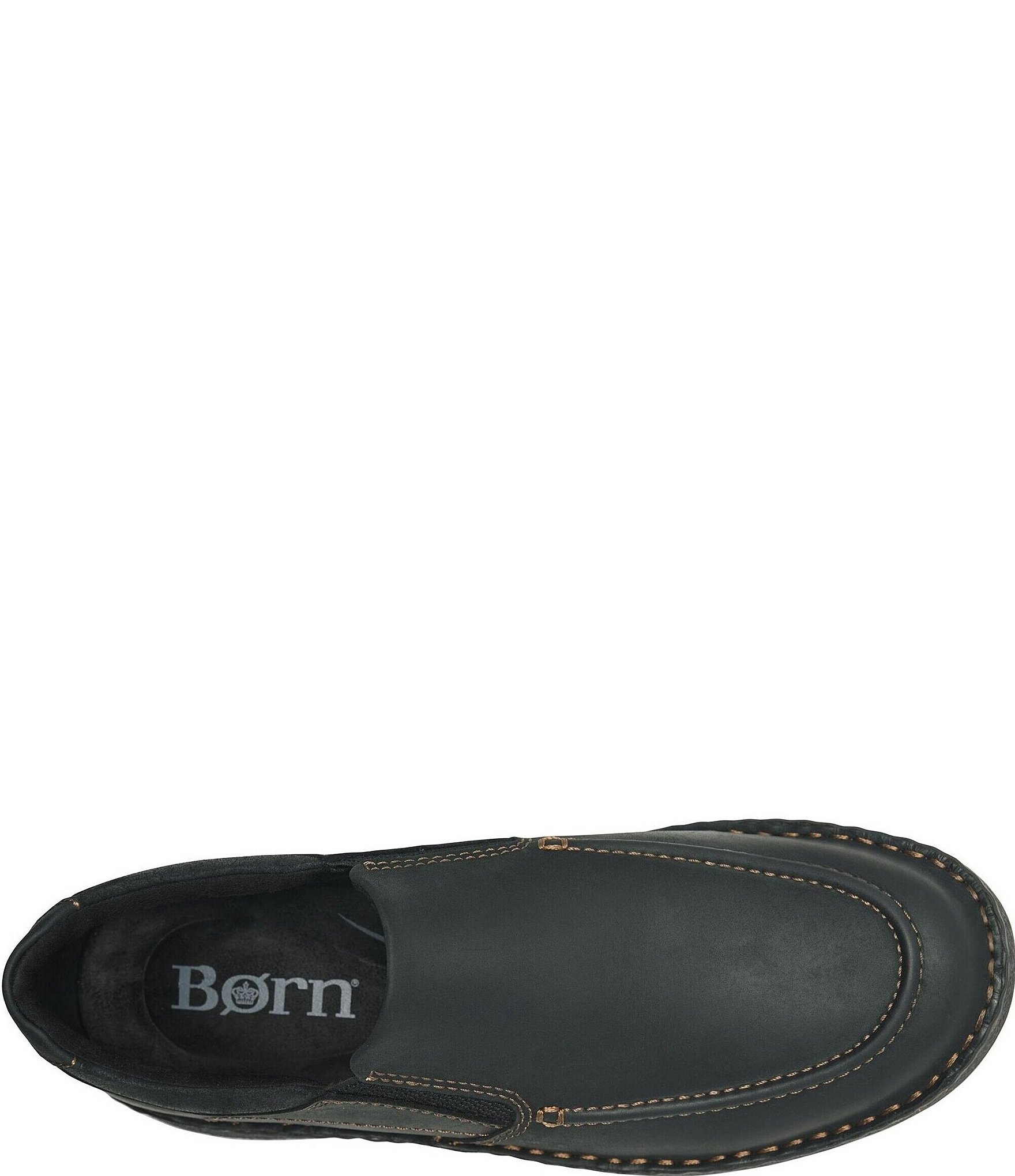 Born Men's Reagan Waterproof Leather Slip-Ons