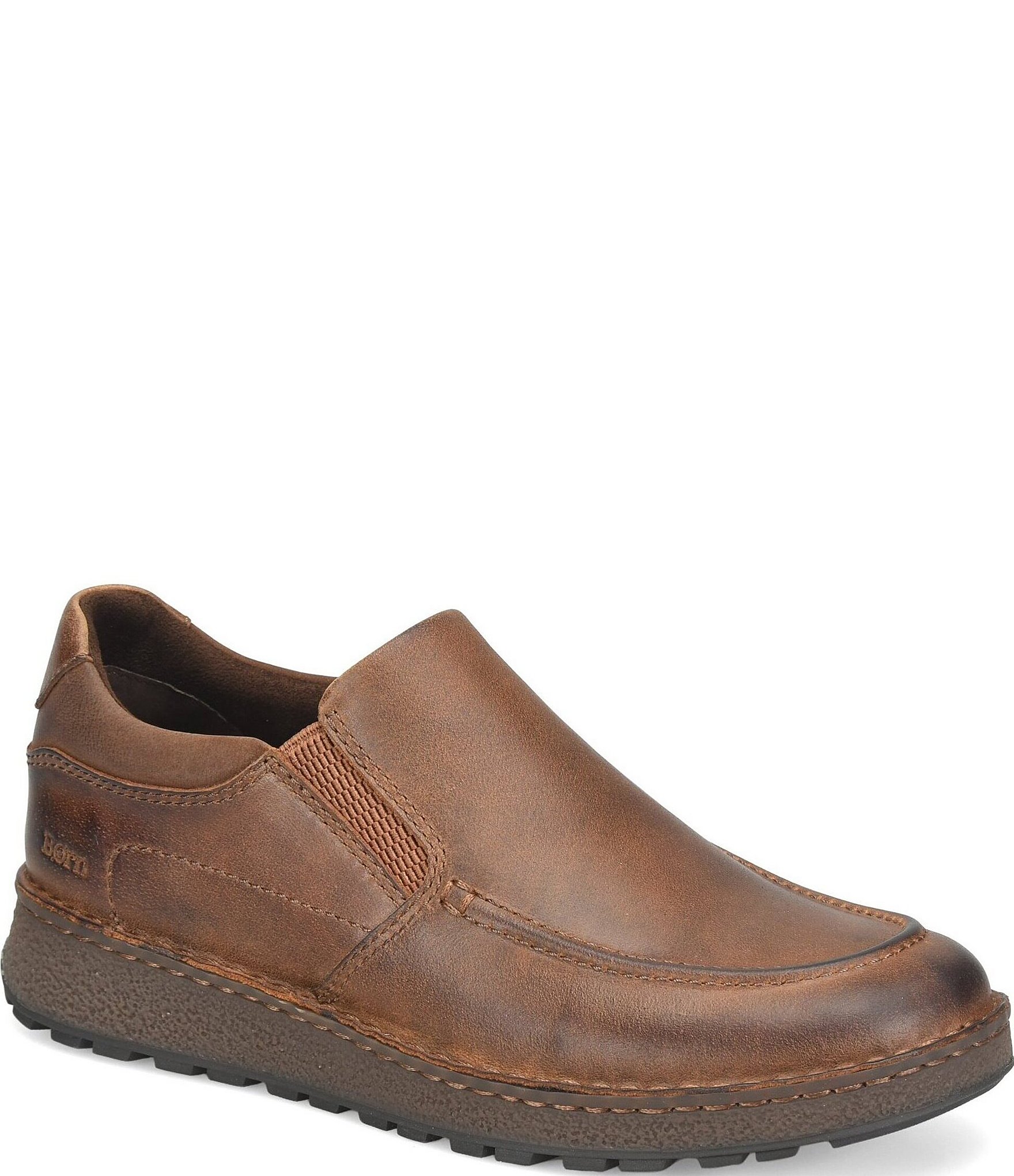 Born Men's Reagan Waterproof Leather Slip-Ons