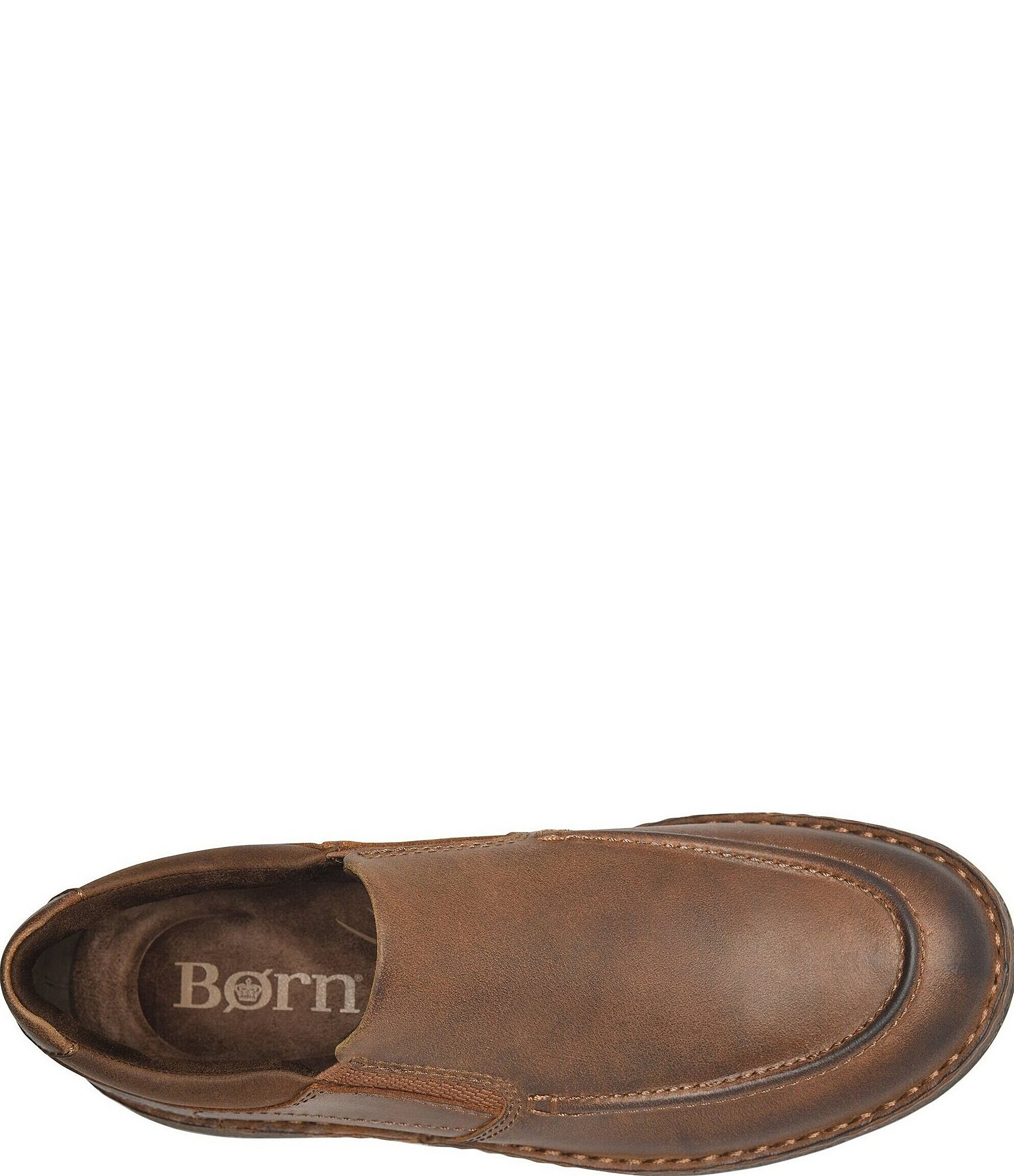 Born Men's Reagan Waterproof Leather Slip-Ons