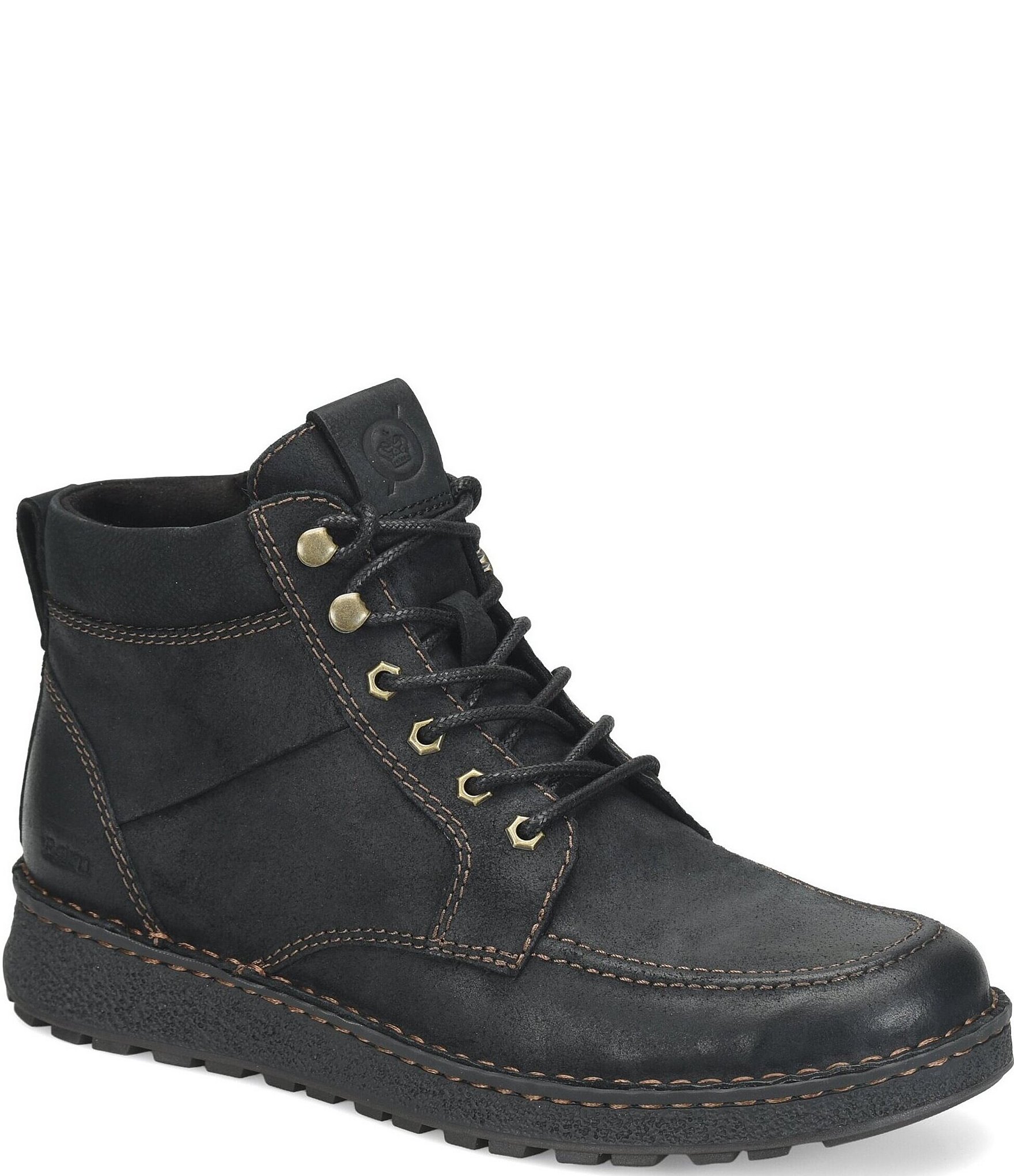 Born Men's Rex Distressed Suede Leather Boots