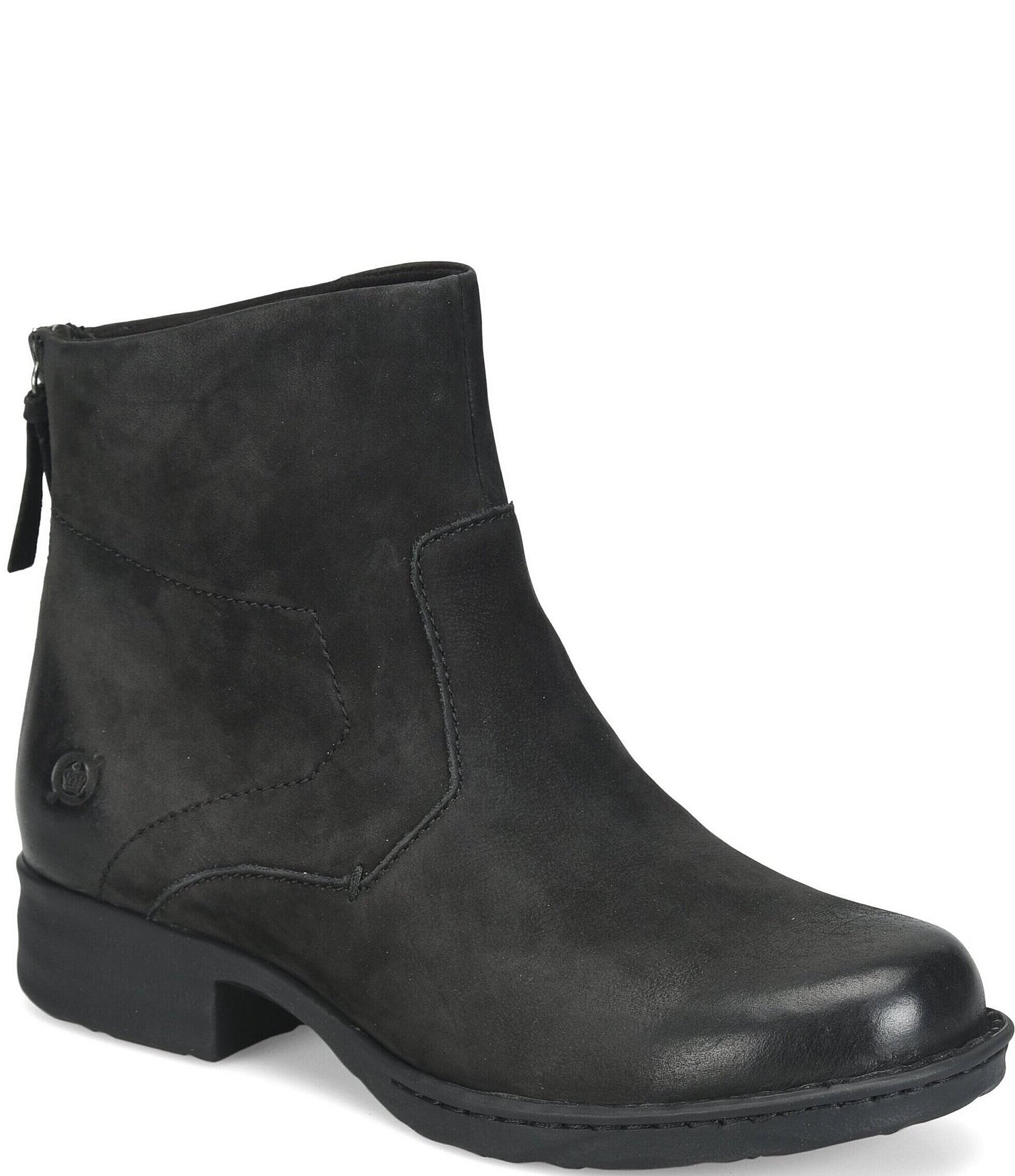 Born Mercado Soft Finish Leather Booties