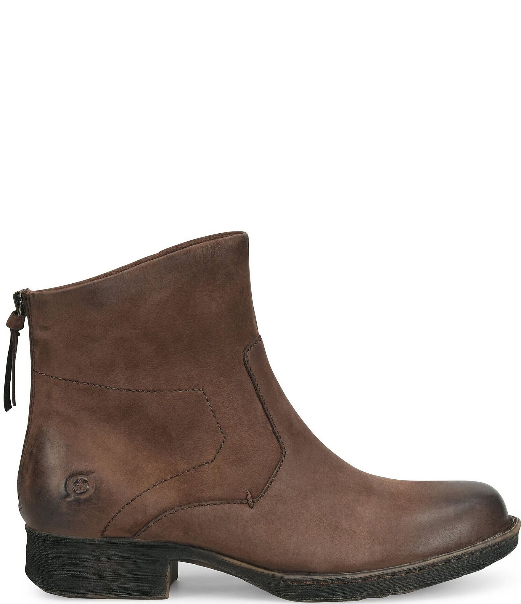 Born Mercado Soft Finish Leather Booties