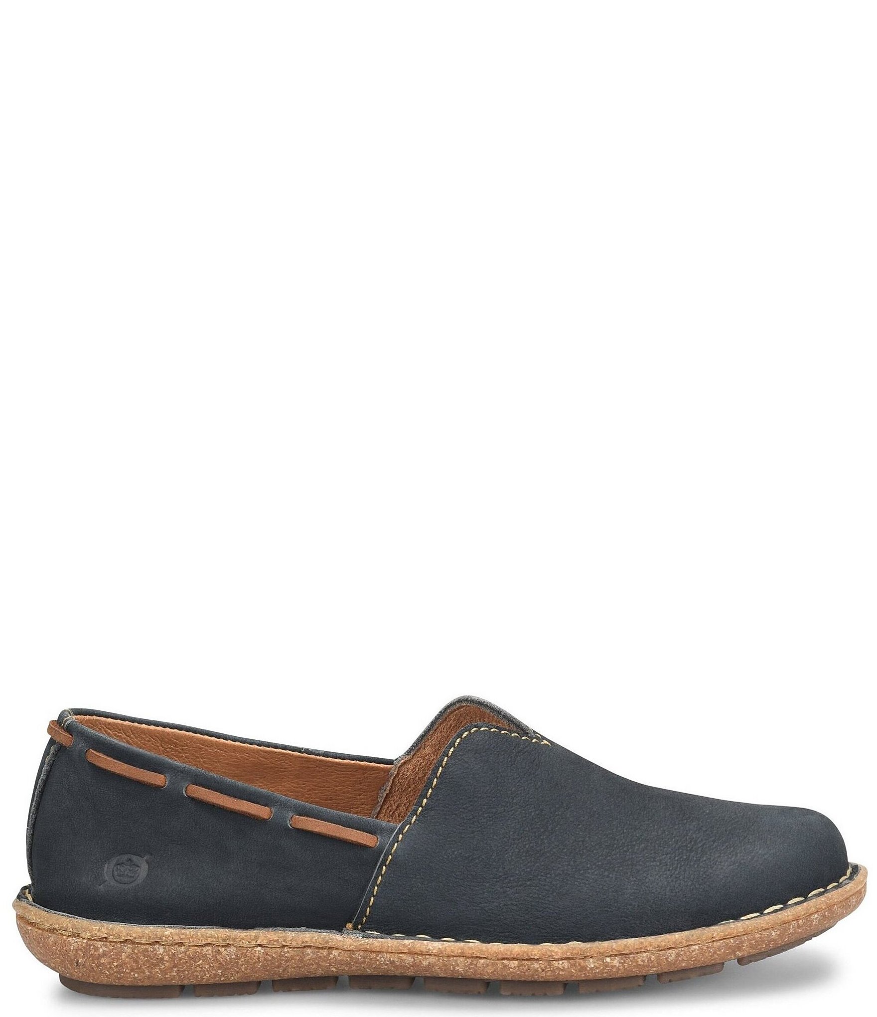 Born Naya Nubuck Leather Slip-Ons