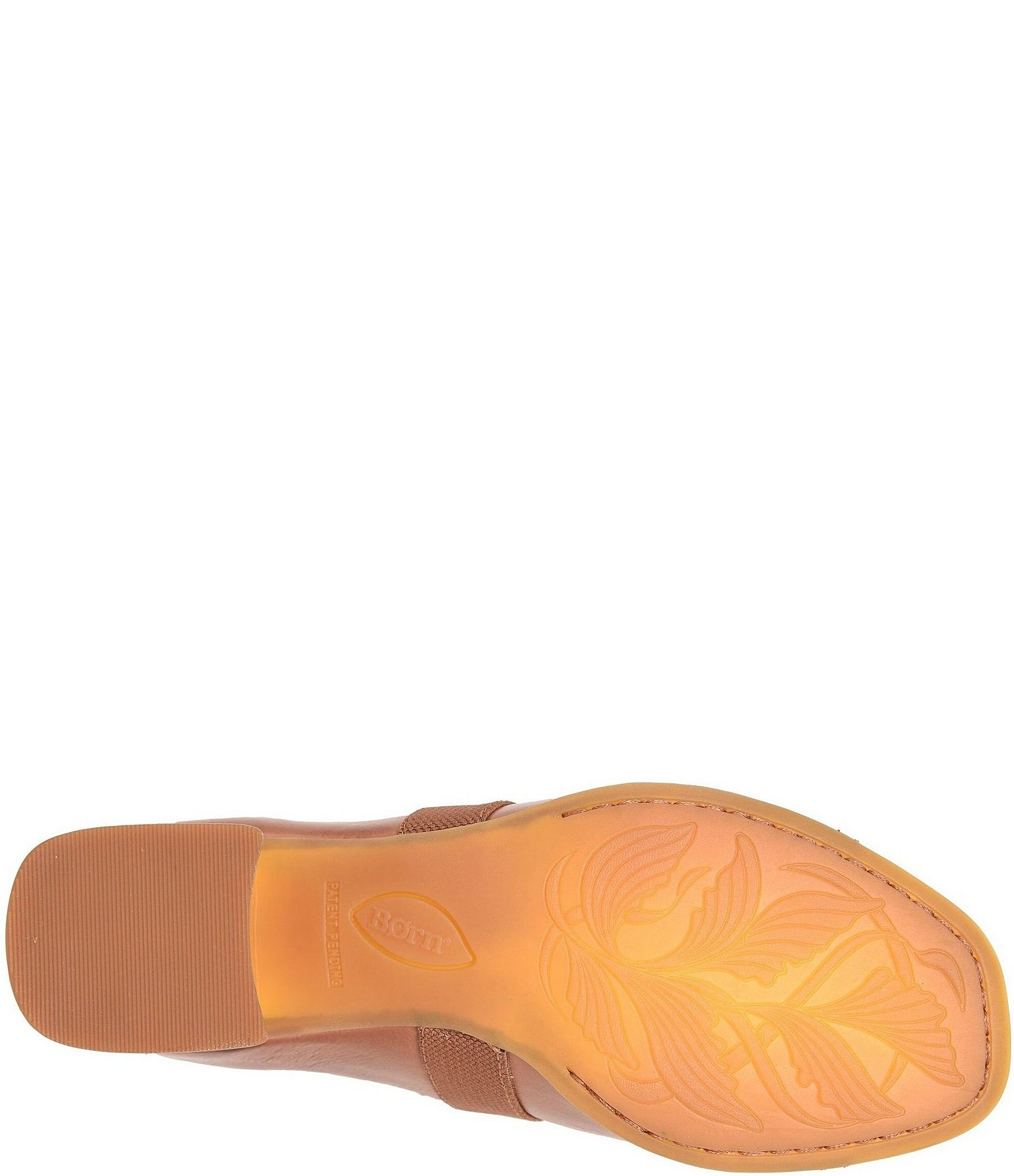 Born Searing Leather Stretch Elastic Shooties