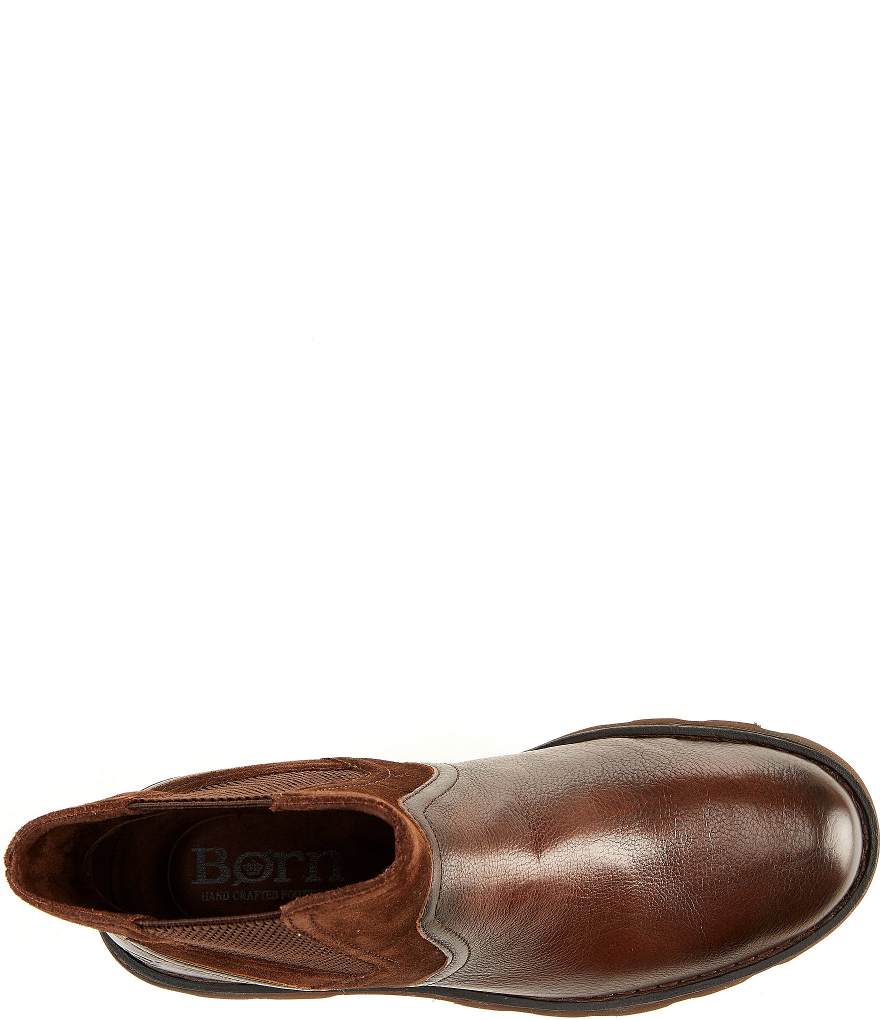 Born Skyway Leather Chelsea Lug Booties