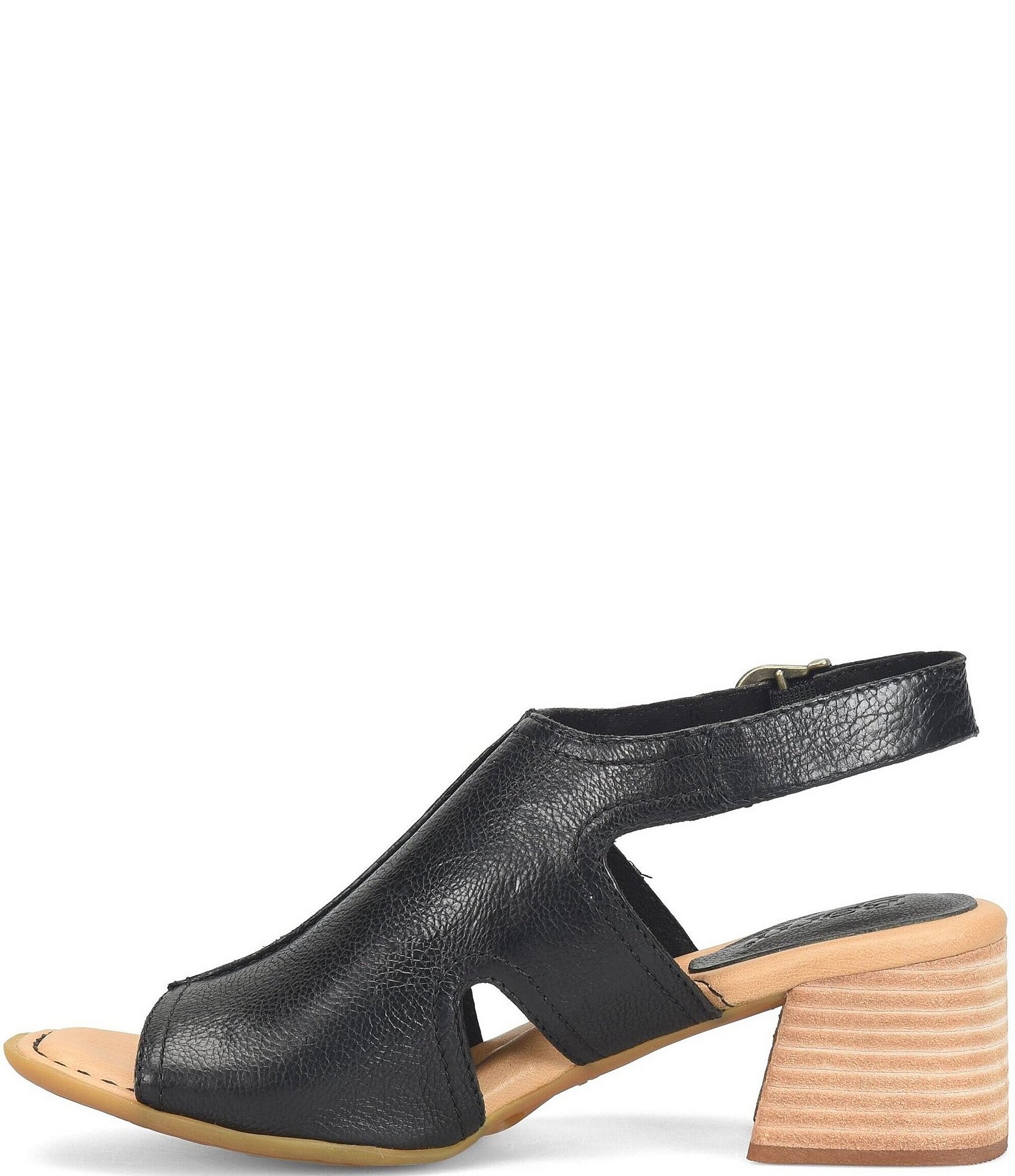 Born Swinton Leather Slingback Sandals