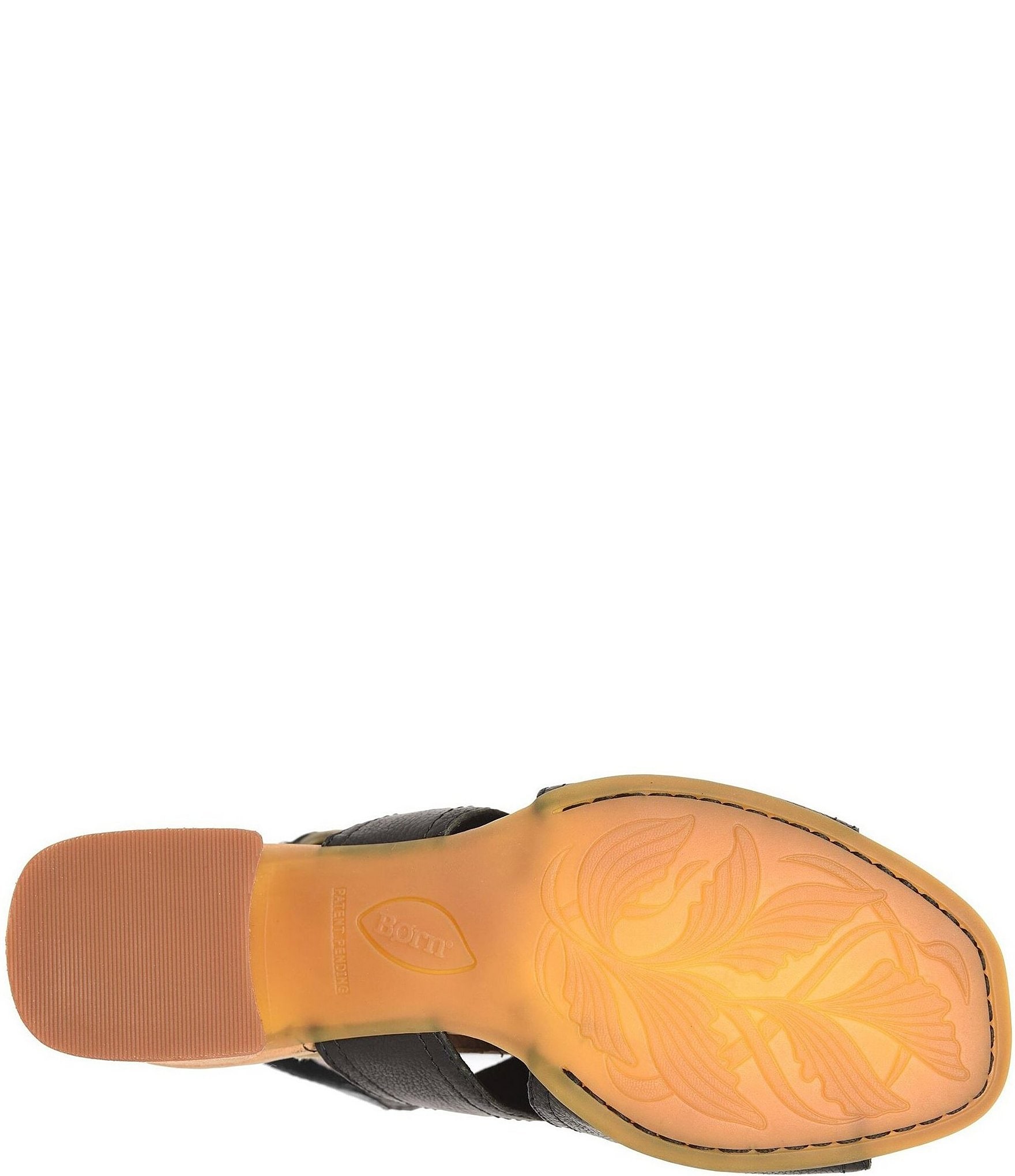 Born Swinton Leather Slingback Sandals