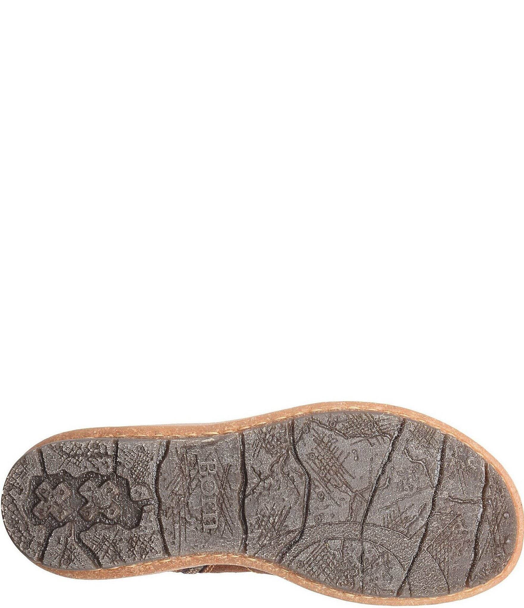 Born Thia Distressed Leather Dual Zip Ankle Booties