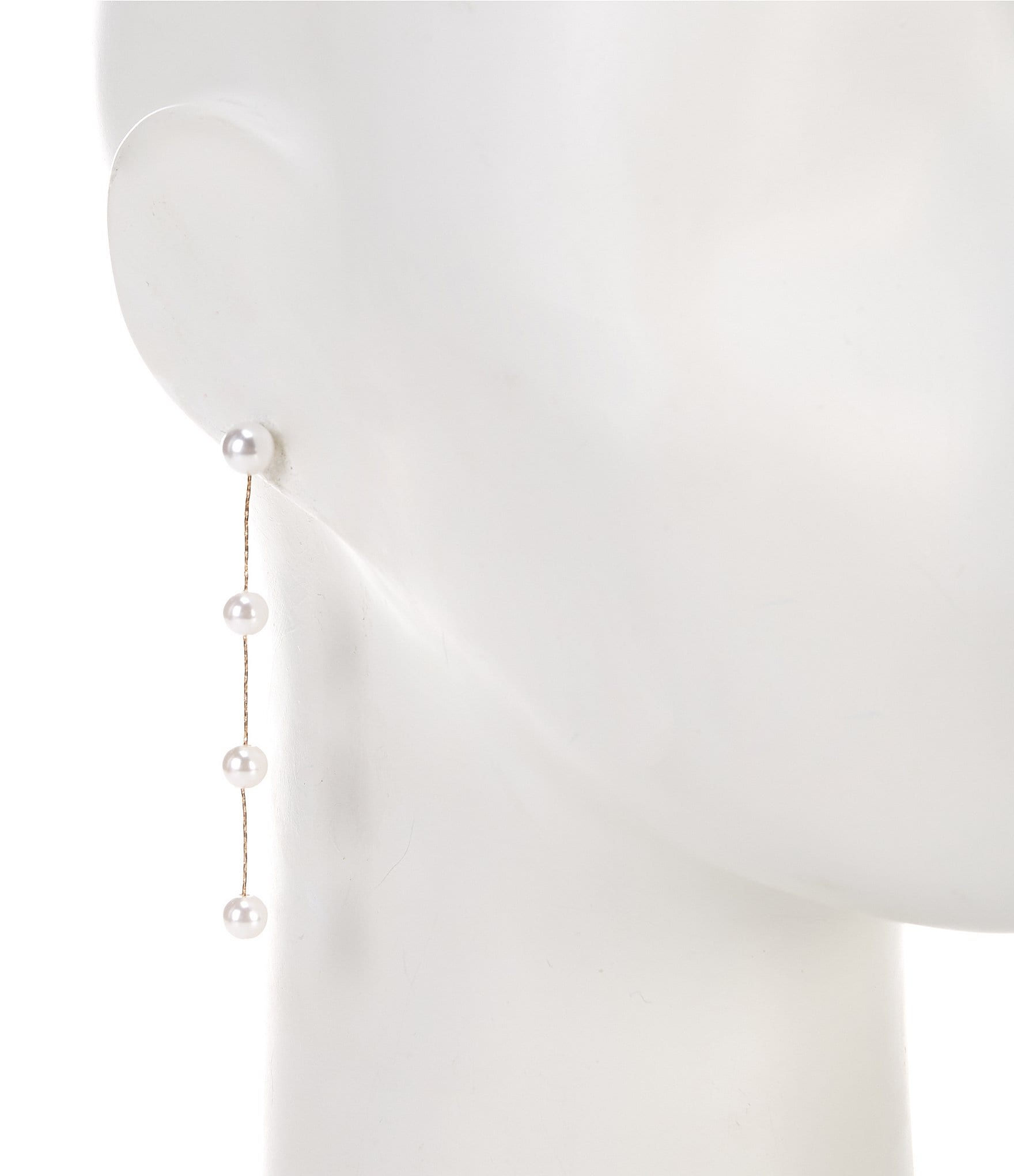 Borrowed & Blue by Southern Living Pearl Linear Drop Earrings