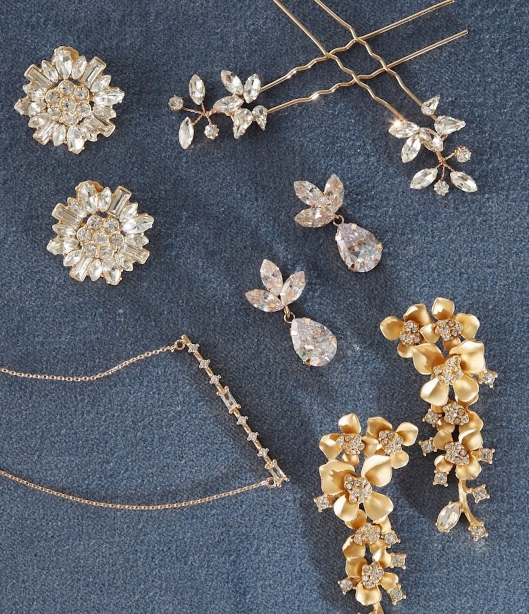 Borrowed & Blue by Southern Living Stone Cluster Hair Pin Set