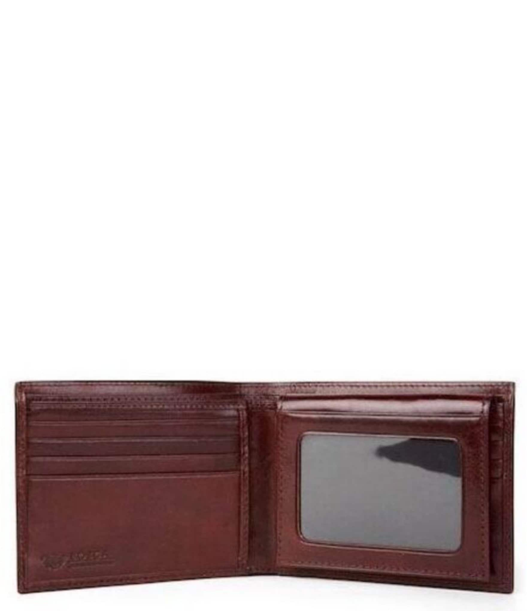 Bosca 12 Pocket Leather Wallet