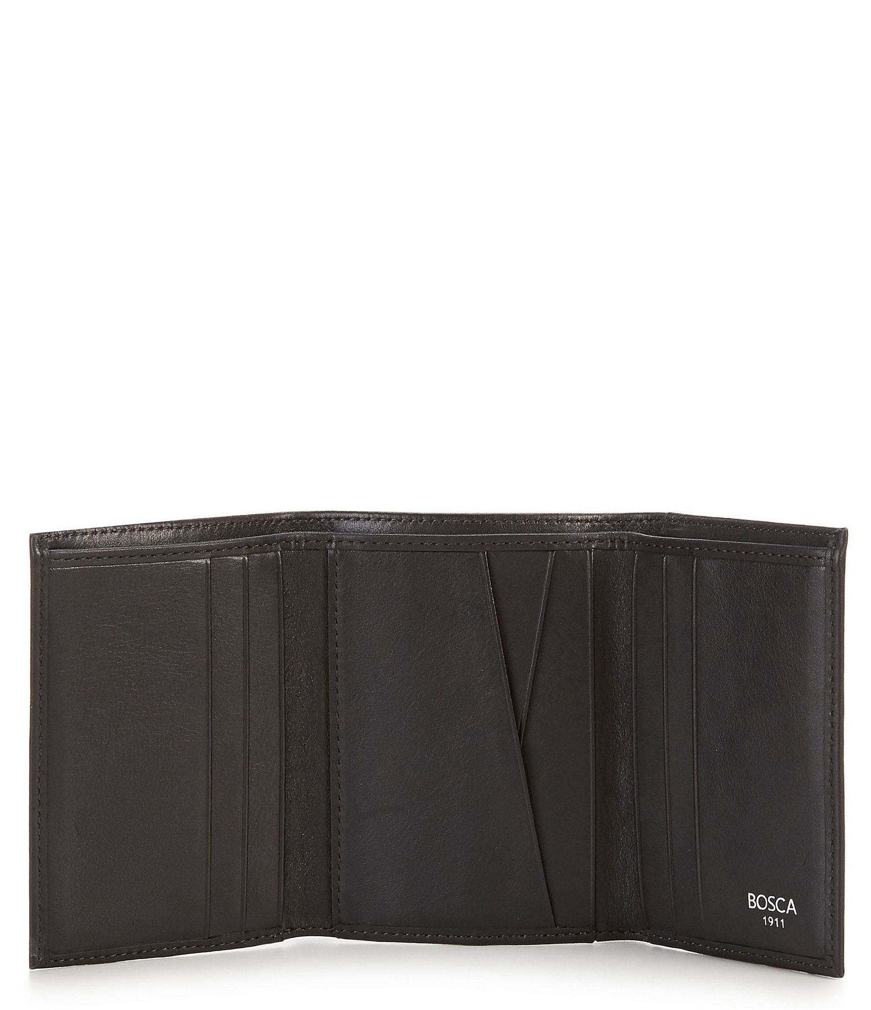 Bosca Nappa Vitello Single I.D. Trifold Wallet