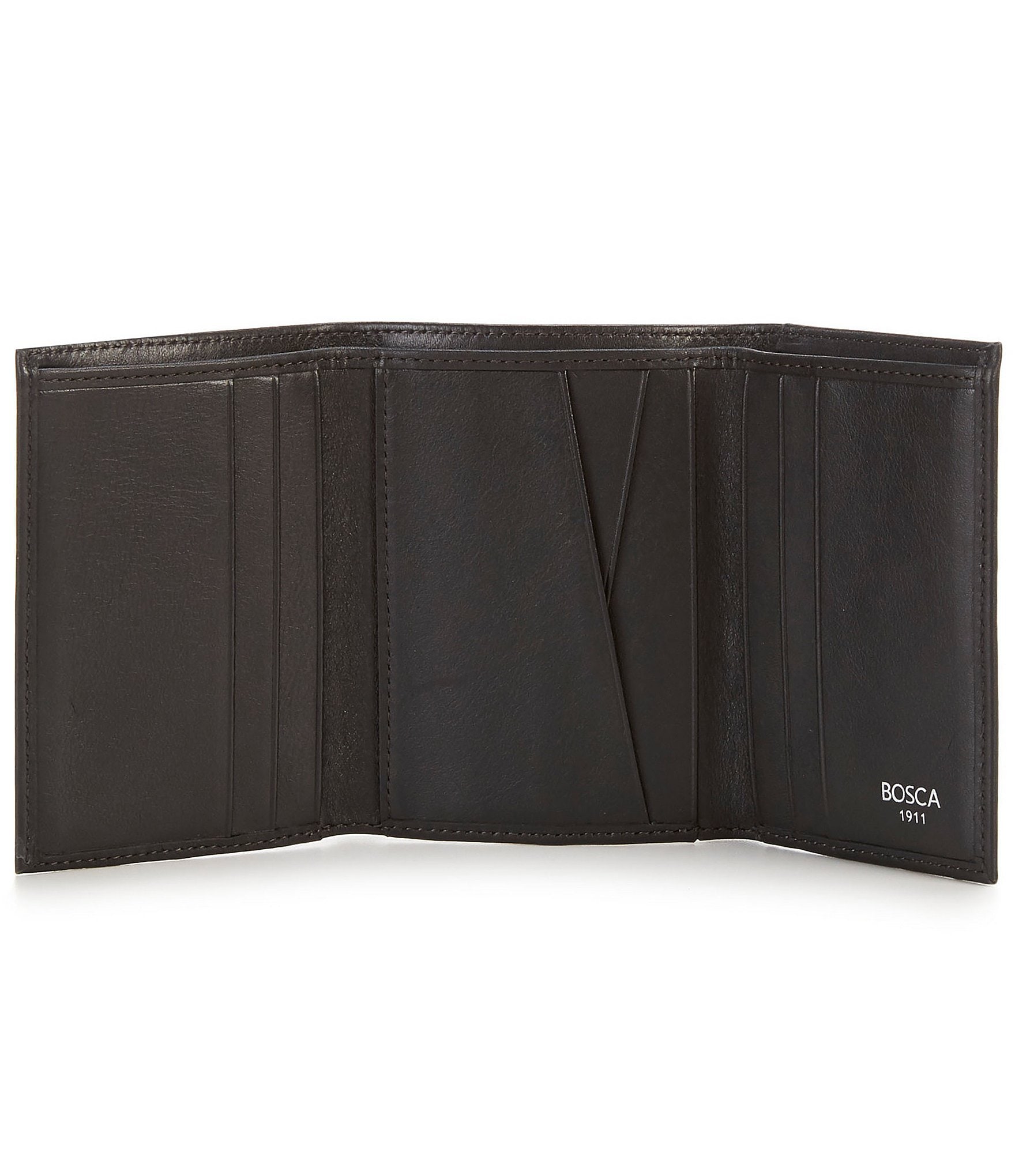 Bosca Nappa Vitello Single I.D. Trifold Wallet